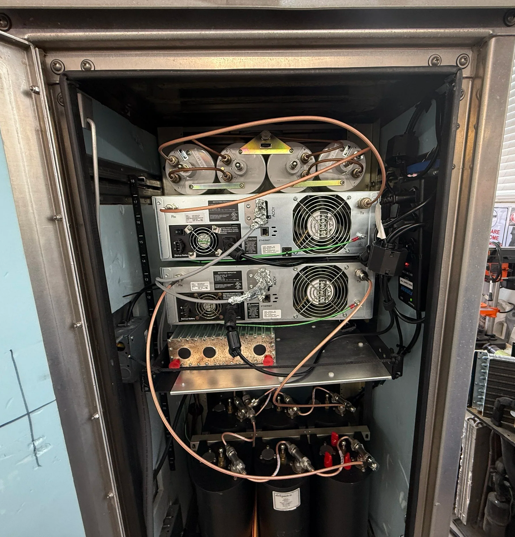 Sys 2 tele cabinet rear layout almost complete 5-1-26