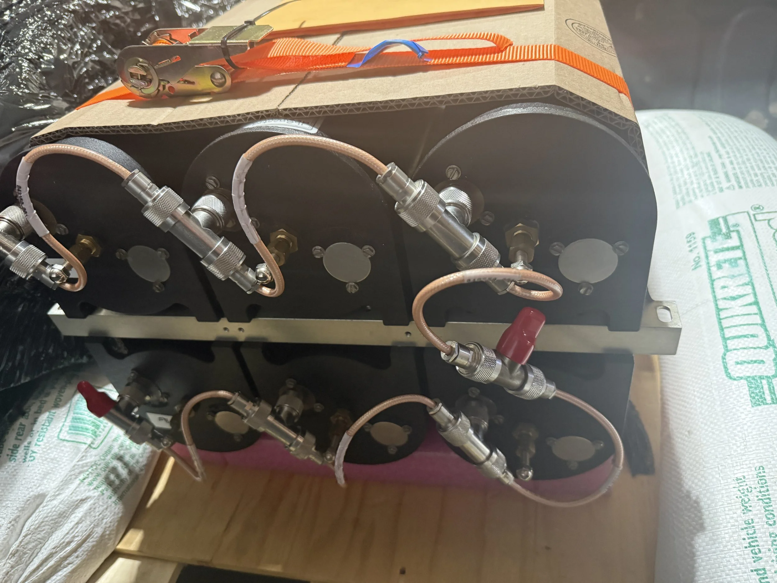 Sys 2 custom six can VHF duplexer, thank you Sunny Communications! 