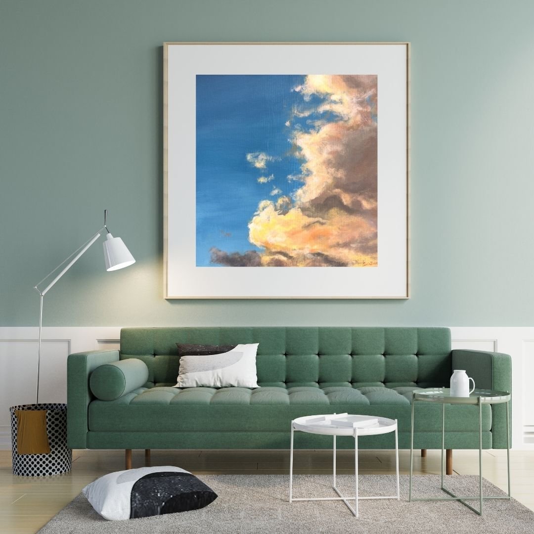 Soft Green 3D Illustration Wall Frame Mockup Instagram Post.jpg