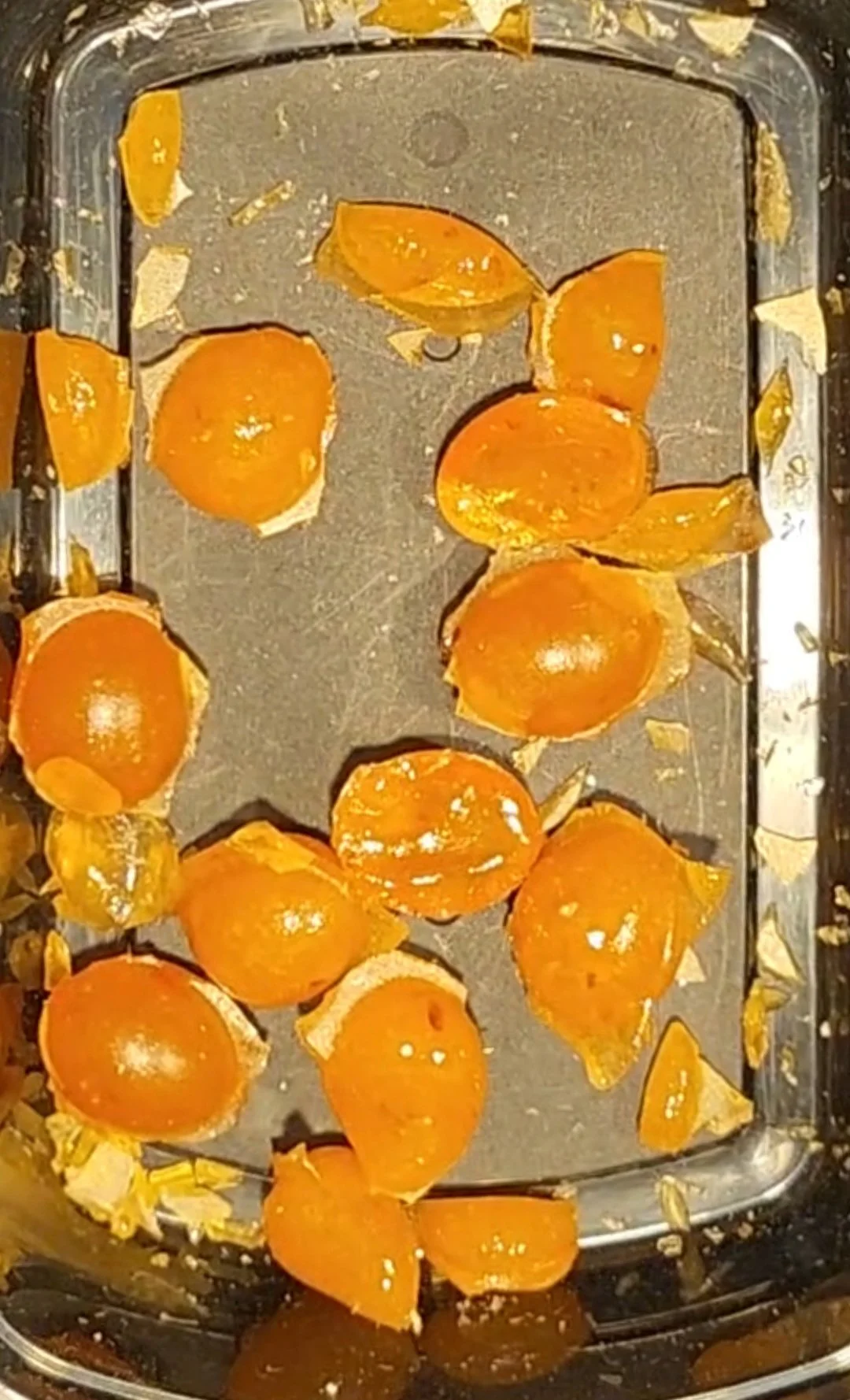 Apricot hard candy