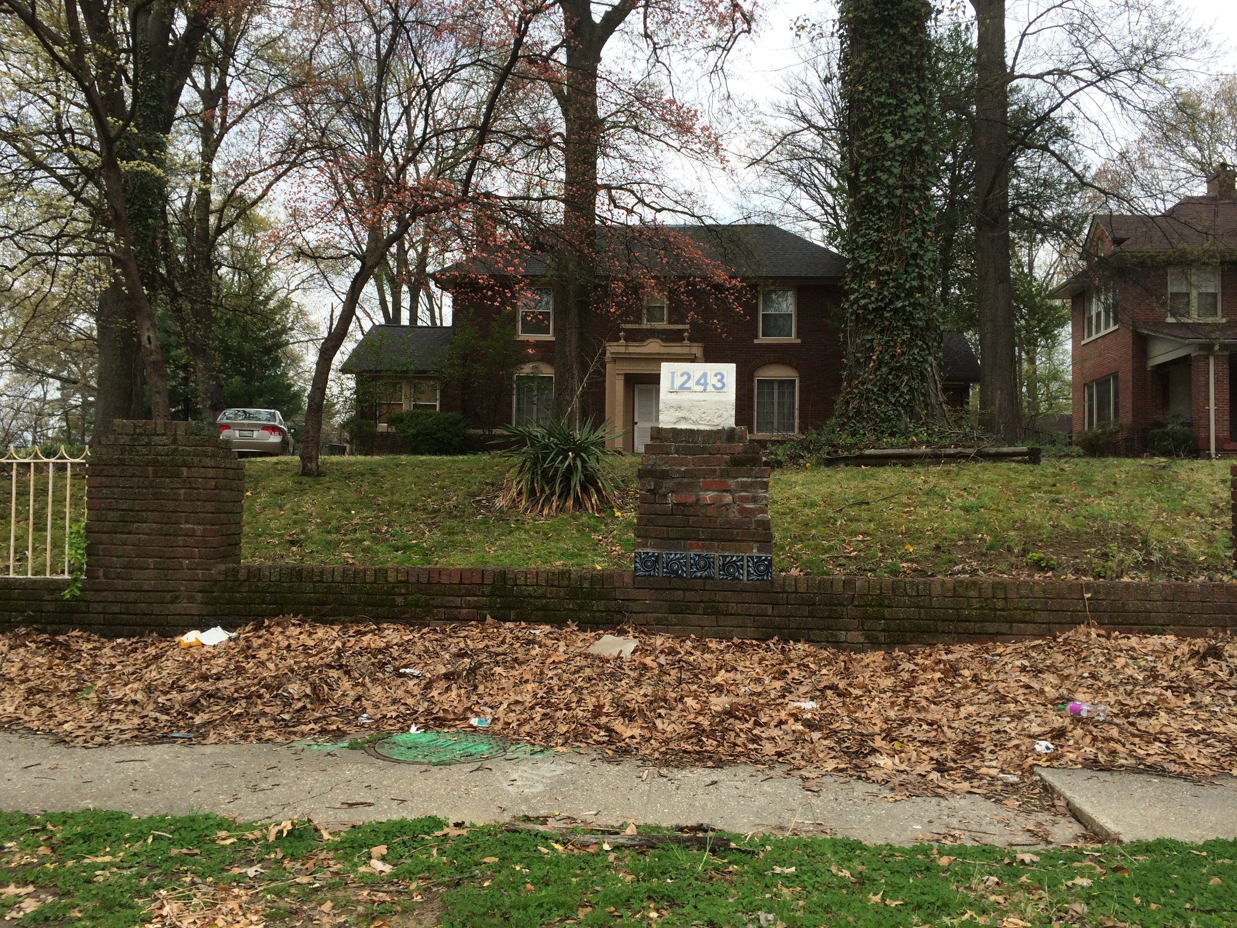 1243 Parkway South in Memphis. The Gardner's home.