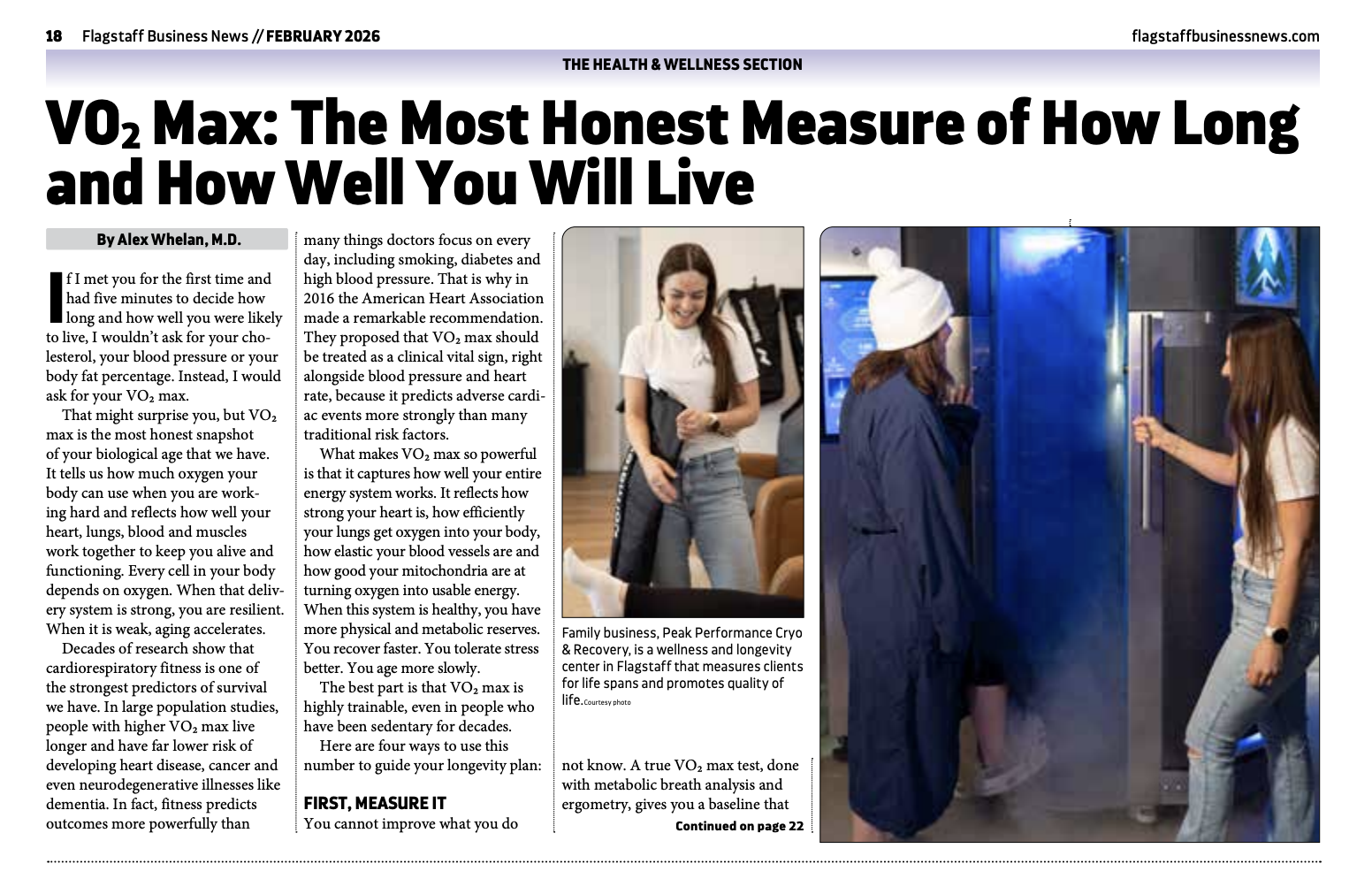 VO2 Max: The Most Honest Measure of How Long and How Well You Will Live