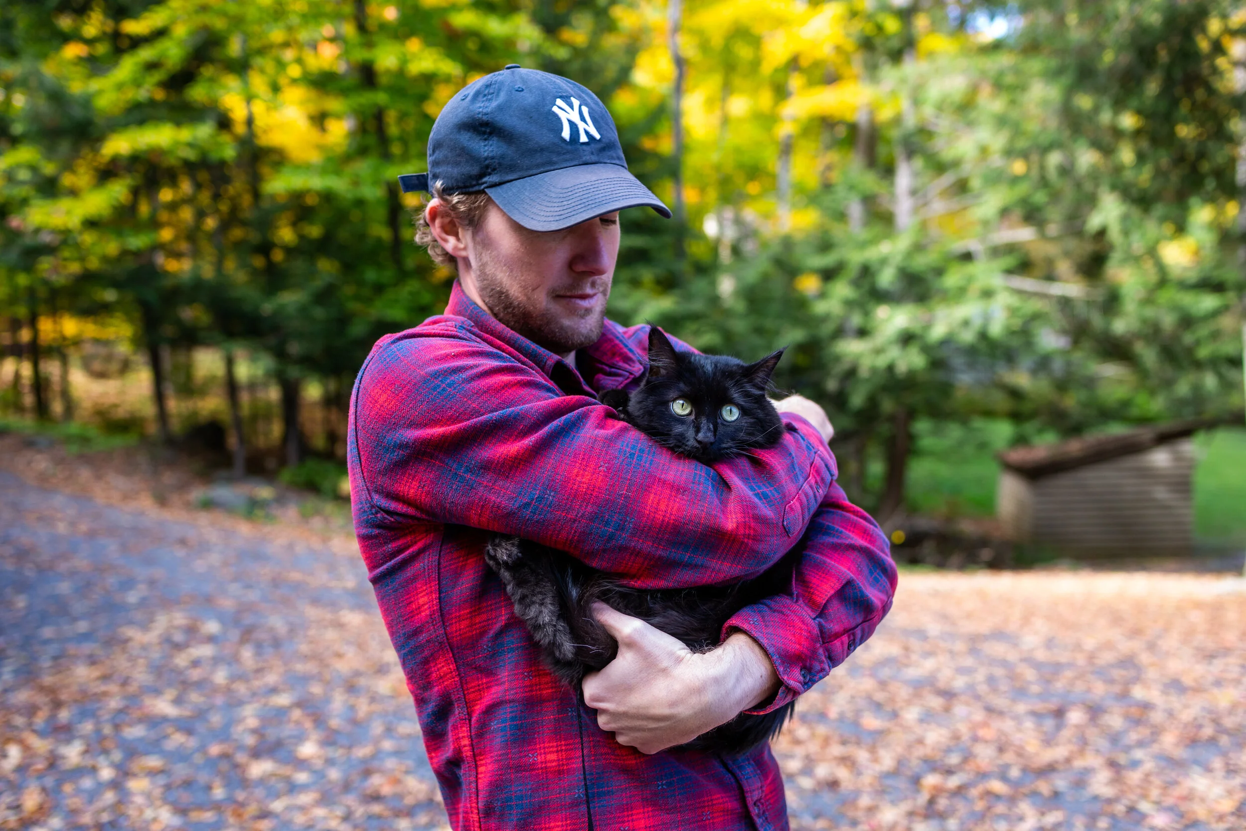 Hot dude hugging a kitty? HYPERION