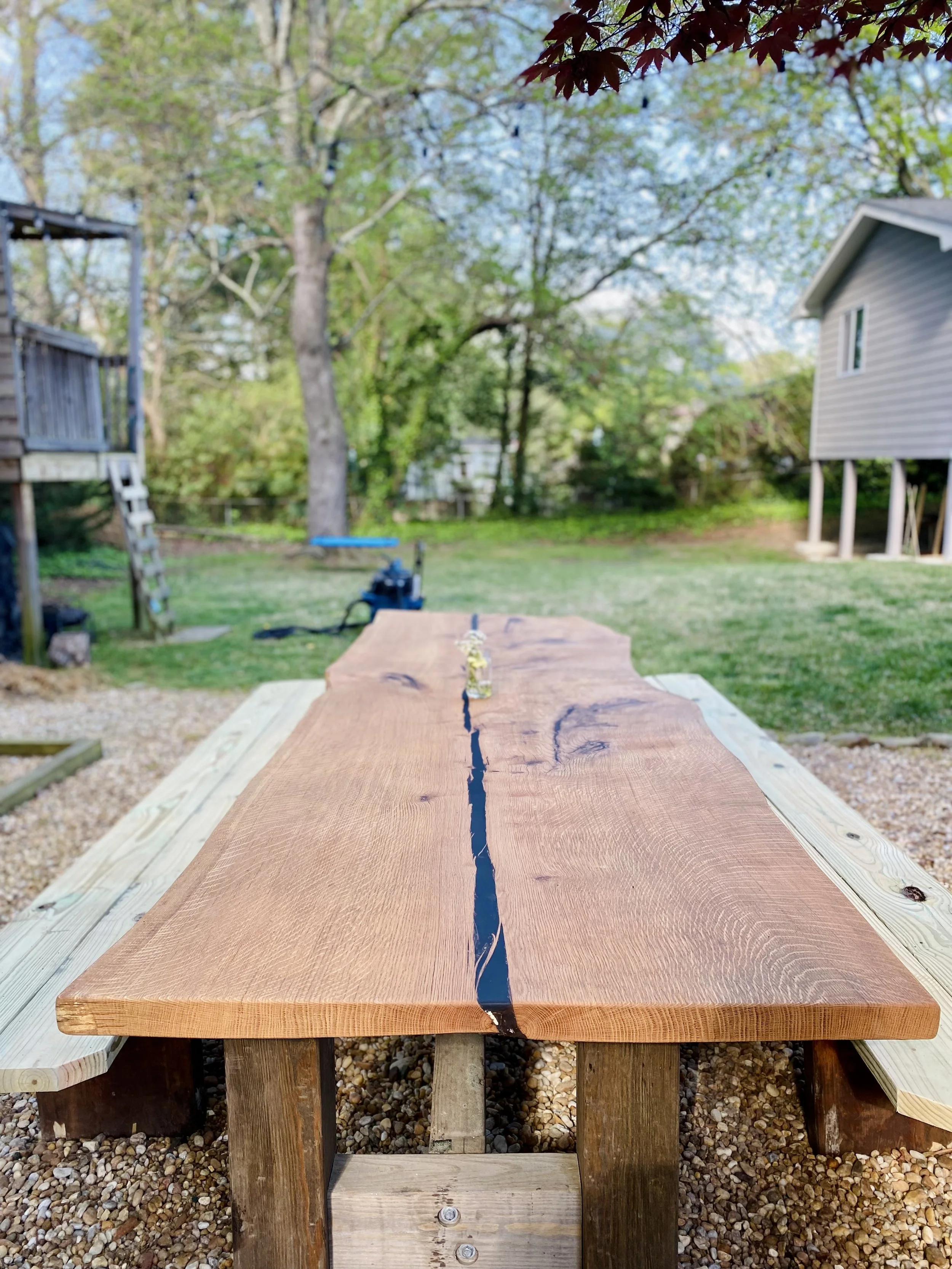 Heirloom dining table designed for generations of use