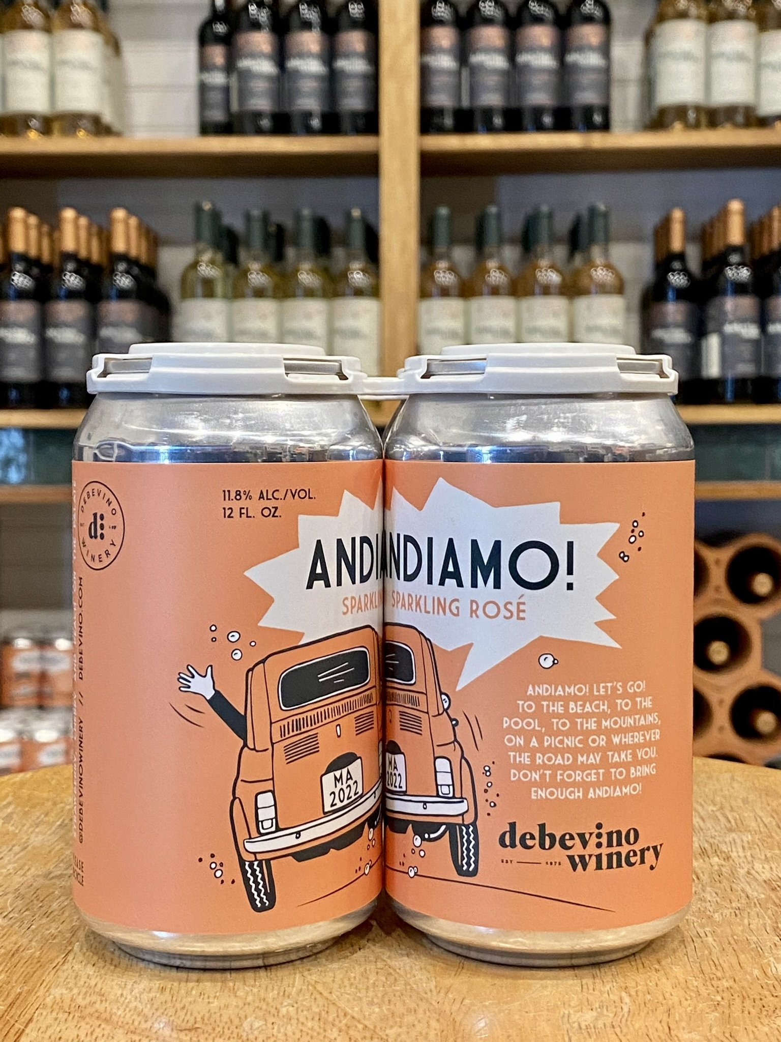 Andiamo Sparkling Rosé