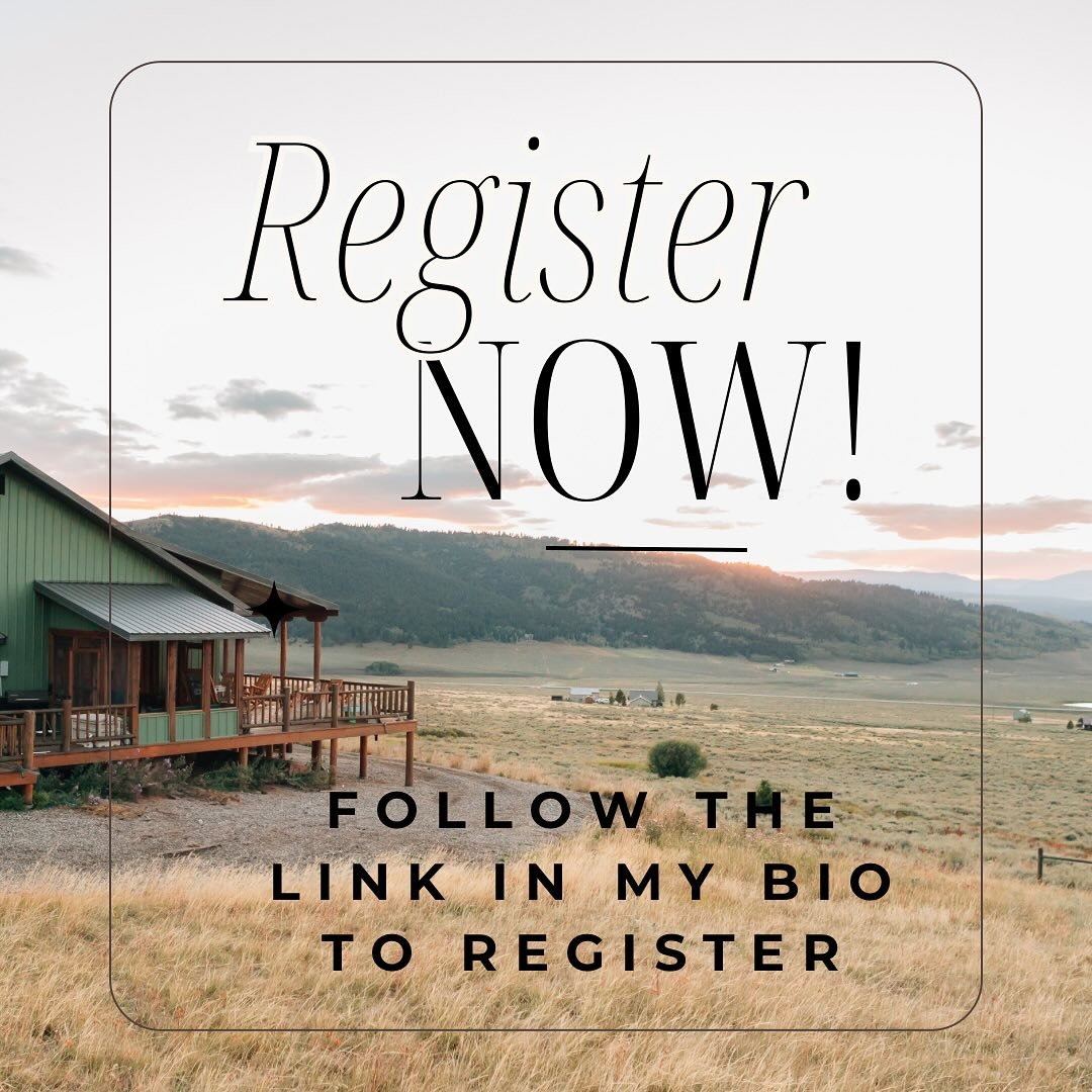 Registration for the Elevated Exposure Retreat is LIVE! 🤩👏🏼 
&bull;
&bull;
#CourtneyExcellPhotos #ElevatedExposureRetreat #MontanaPhotographyRetreat #EastIdahoPhotographer #PhotographyRetreat #Yellowstone #FamilyPhotography