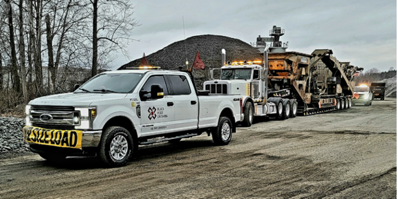 Mobile Crushing Worksite Truck