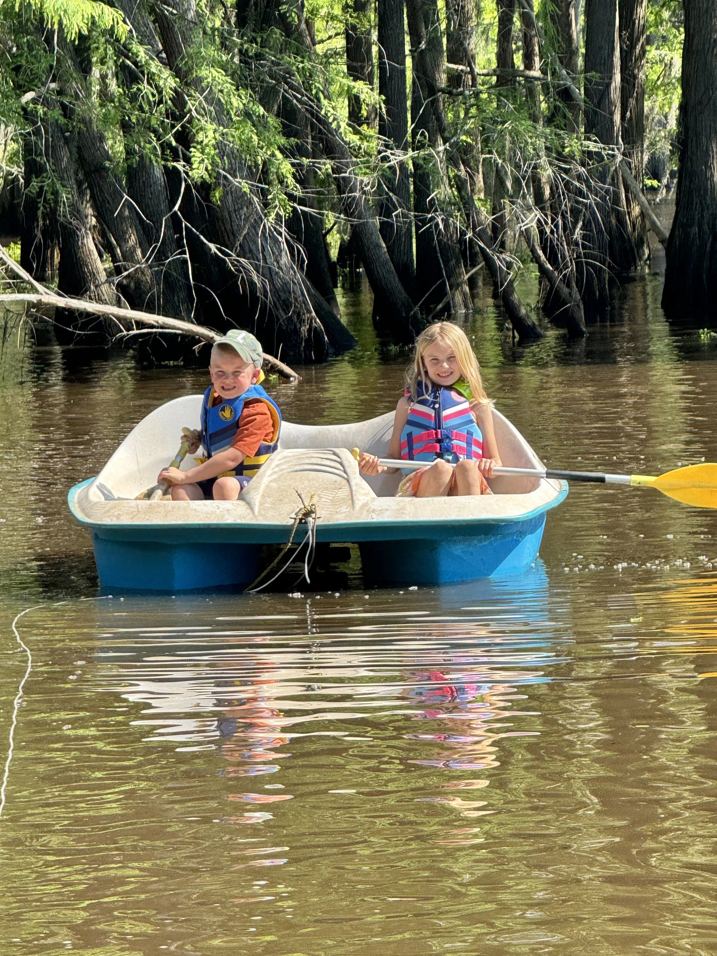 A little paddle boat fun!