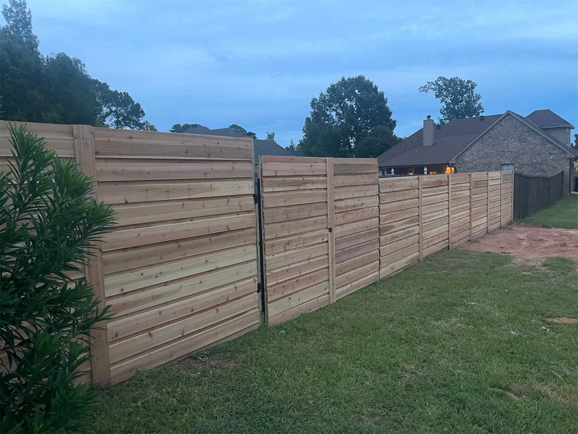 Fence in Haughton