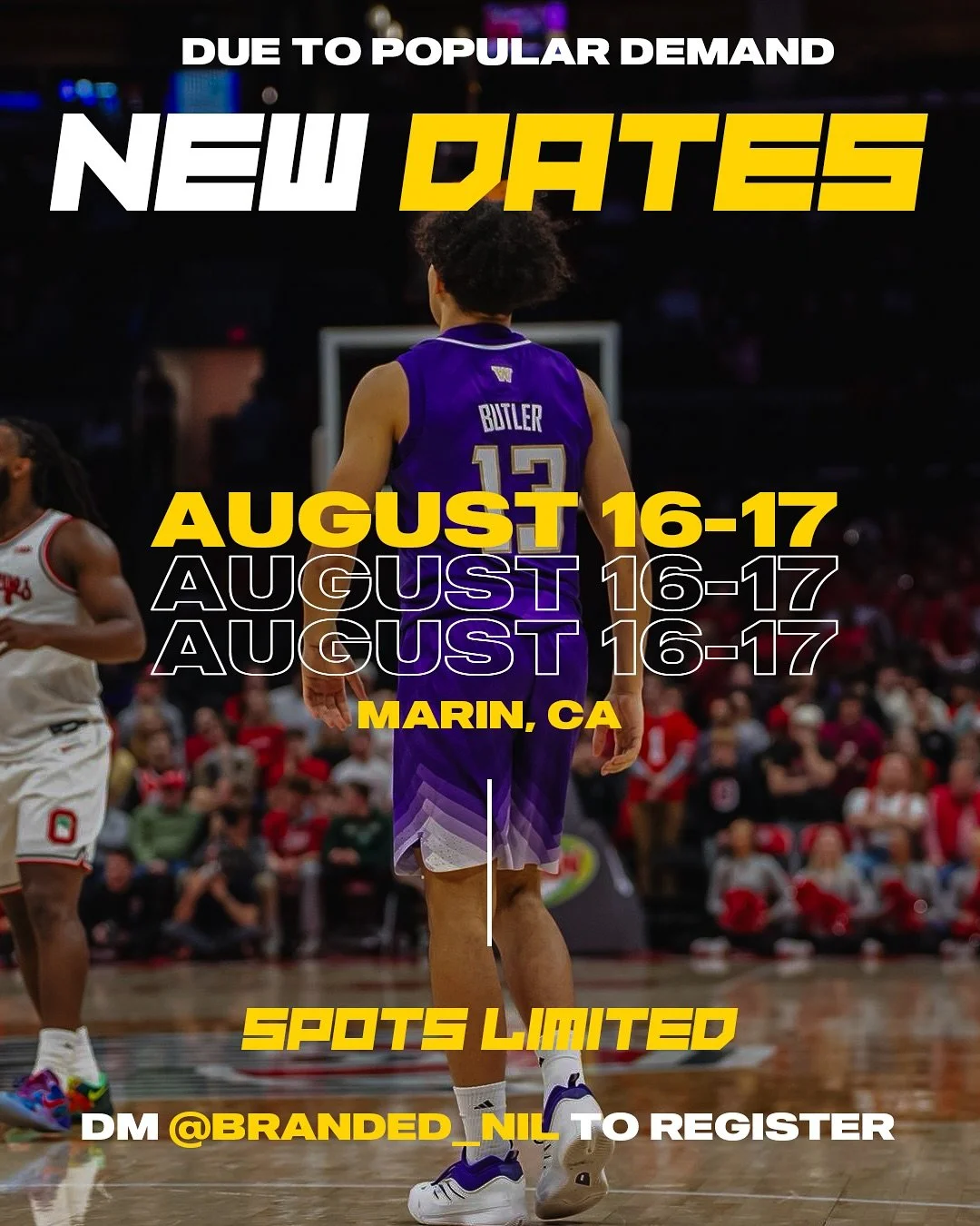 π¨ NEW DATES JUST ANNOUNCEDπ¨
We’re officially locked in for August 16–17 ποΈ
Spots are limited and moving fast — DM @branded_nil