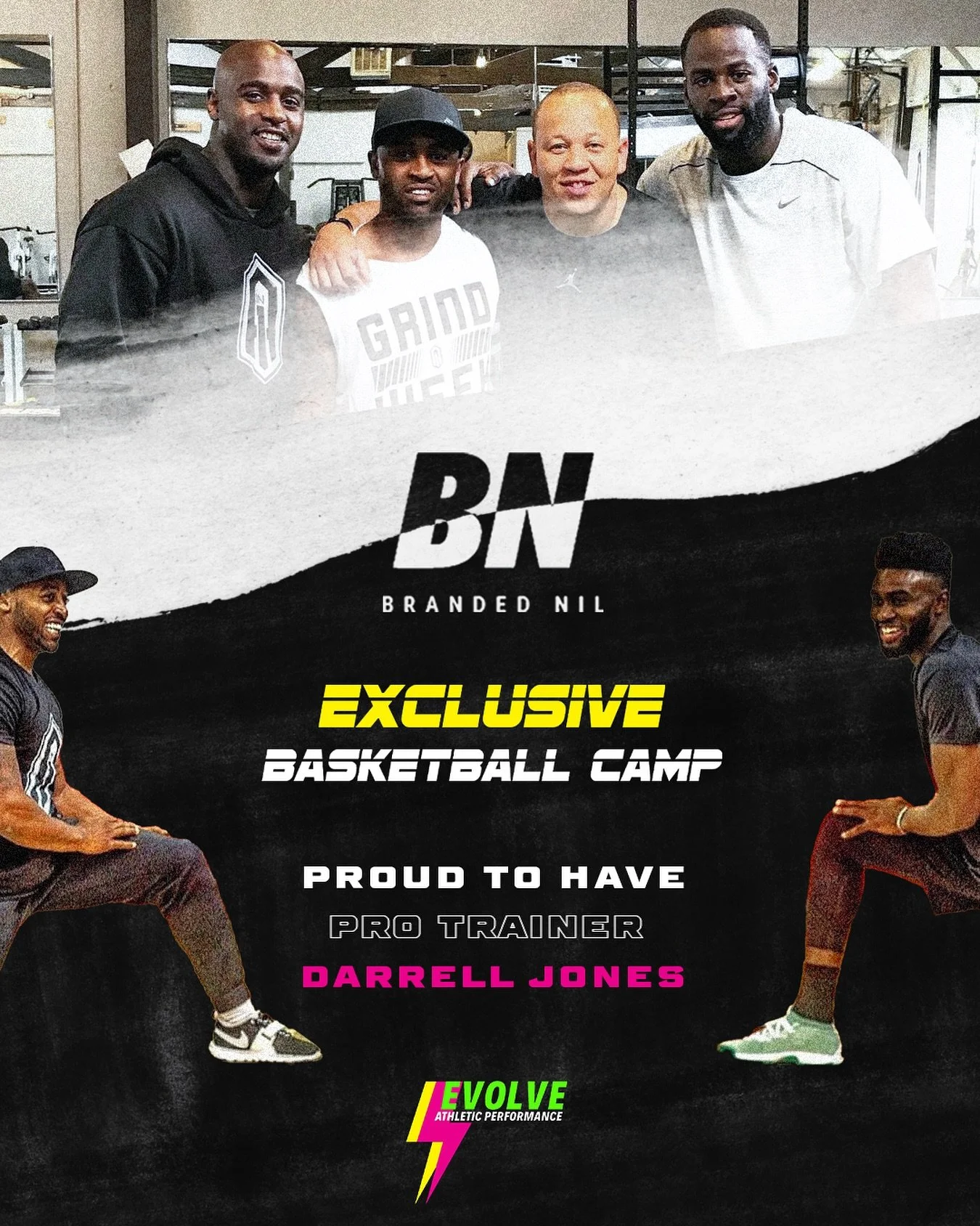 π¨ ANNOUNCEMENT π¨
Darrell Jones, founder of Evolve Athletic Performance, is bringing elite training to our camp πͺ
A professional performance trainer who’s worked with NBA athletes — now working with our guys on explosion, power and mob