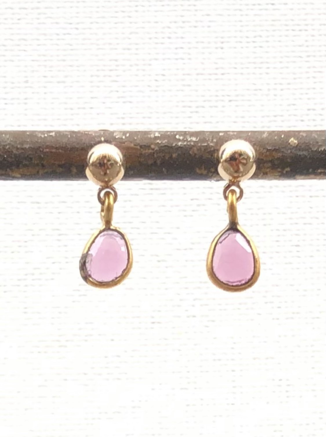 Mini en tourmaline rose