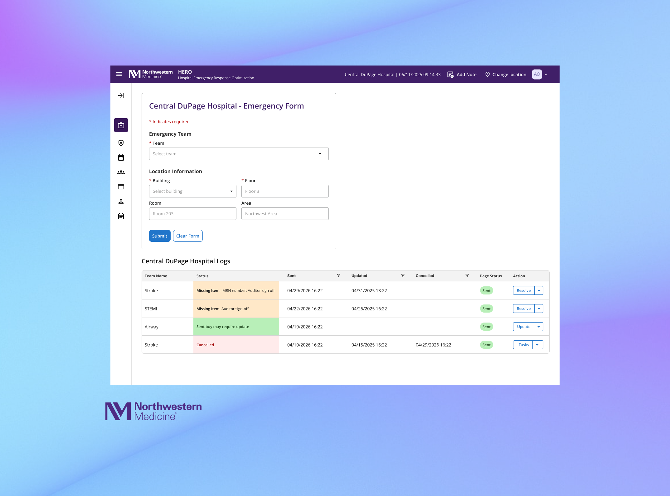 Hospital Emergency Response Optimization (HERO)