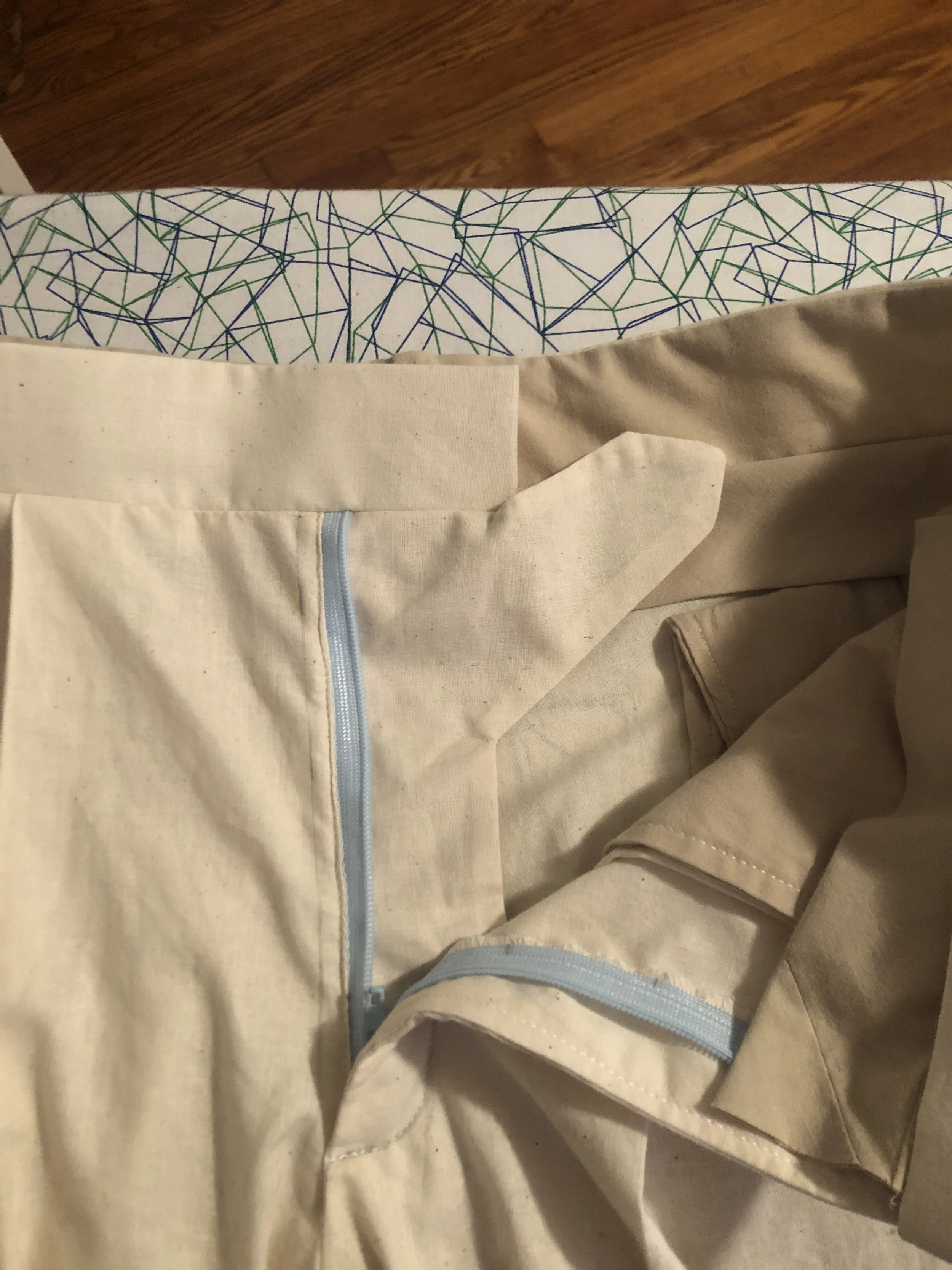 Muslin pattern test