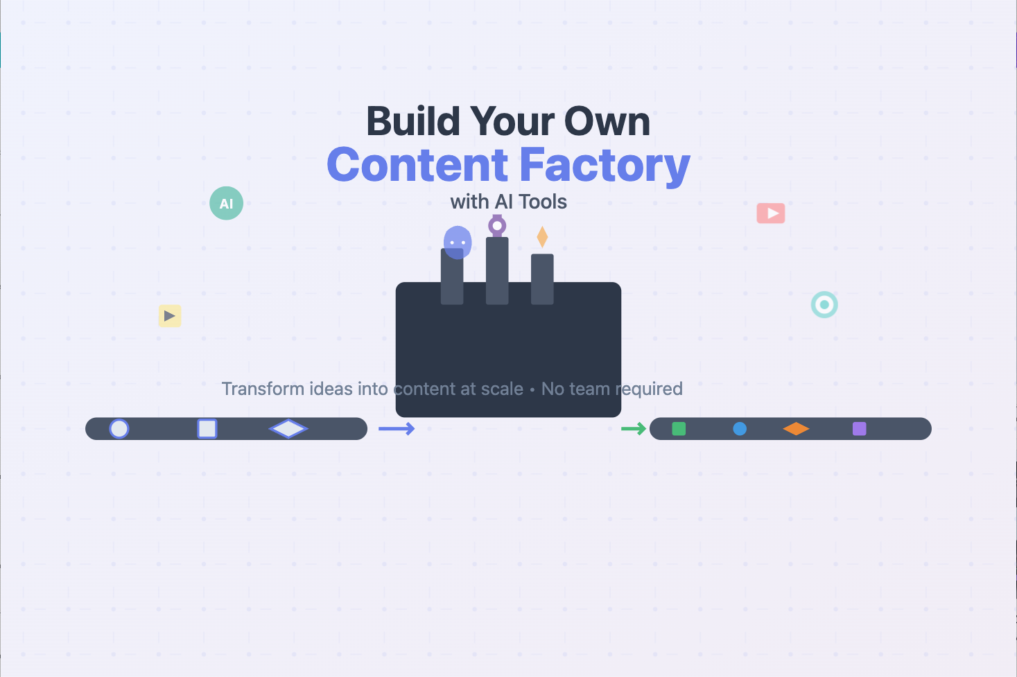 Build Your Own Content Factory with AI Tools