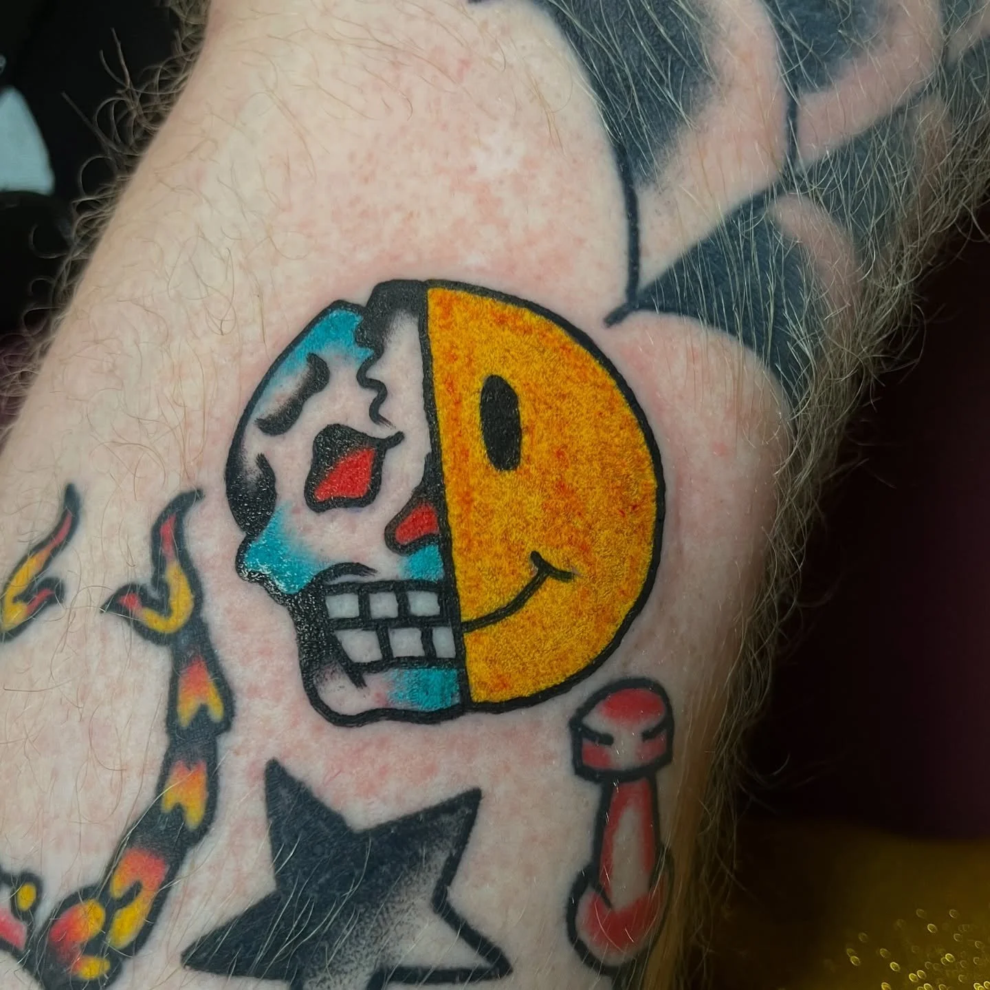 Gap fillers for the snake man @sweetandsourtattoo