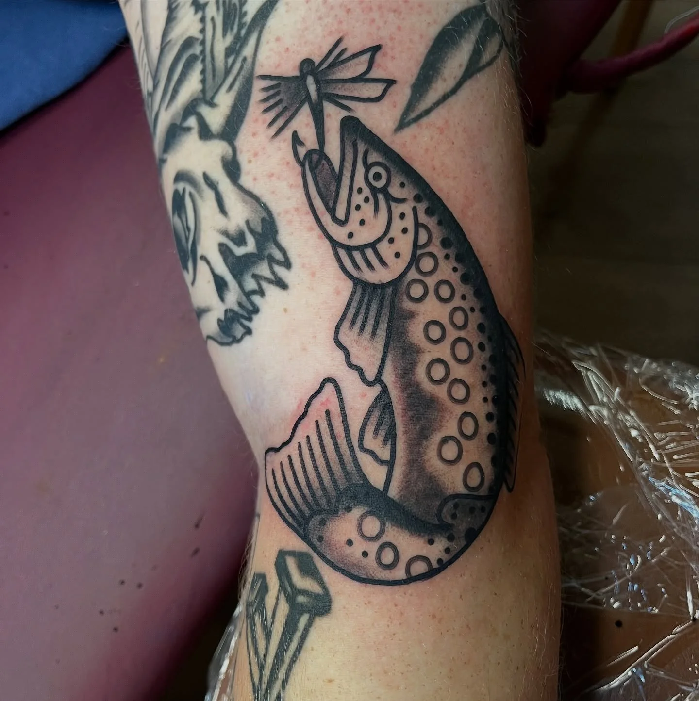 Thank you guys! More tats from @sweetandsourtattoo!! September guest spots in Kentucky and Colorado! You&rsquo;ll see a post about that soon enough.