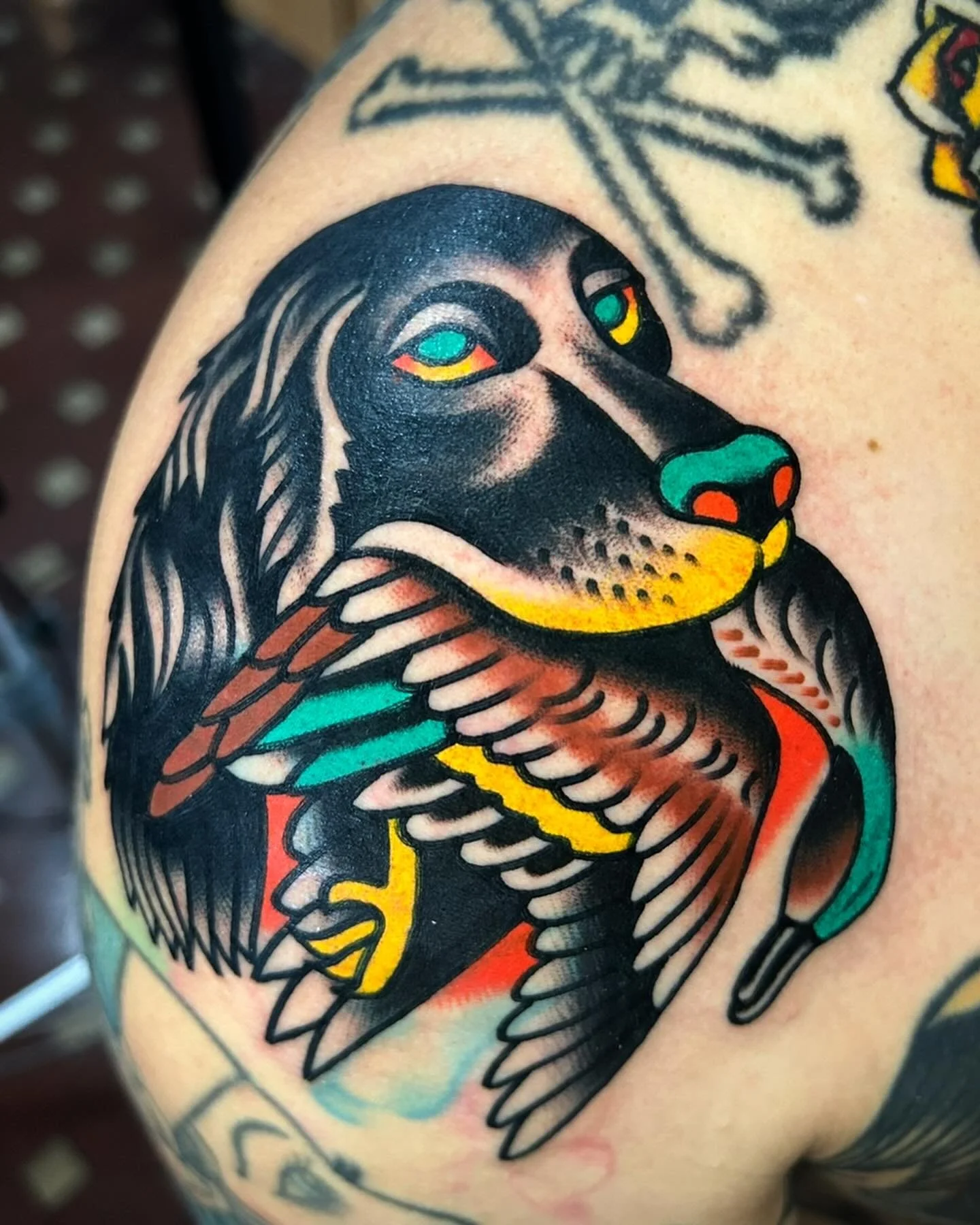 @foundation_tattoo DAY TWO!!! Thank you everyone for getting tattooed 😊😊😊 @sweetandsourtattoo @amigosmfg @kingpintattoosupply #kingpintattoosupply