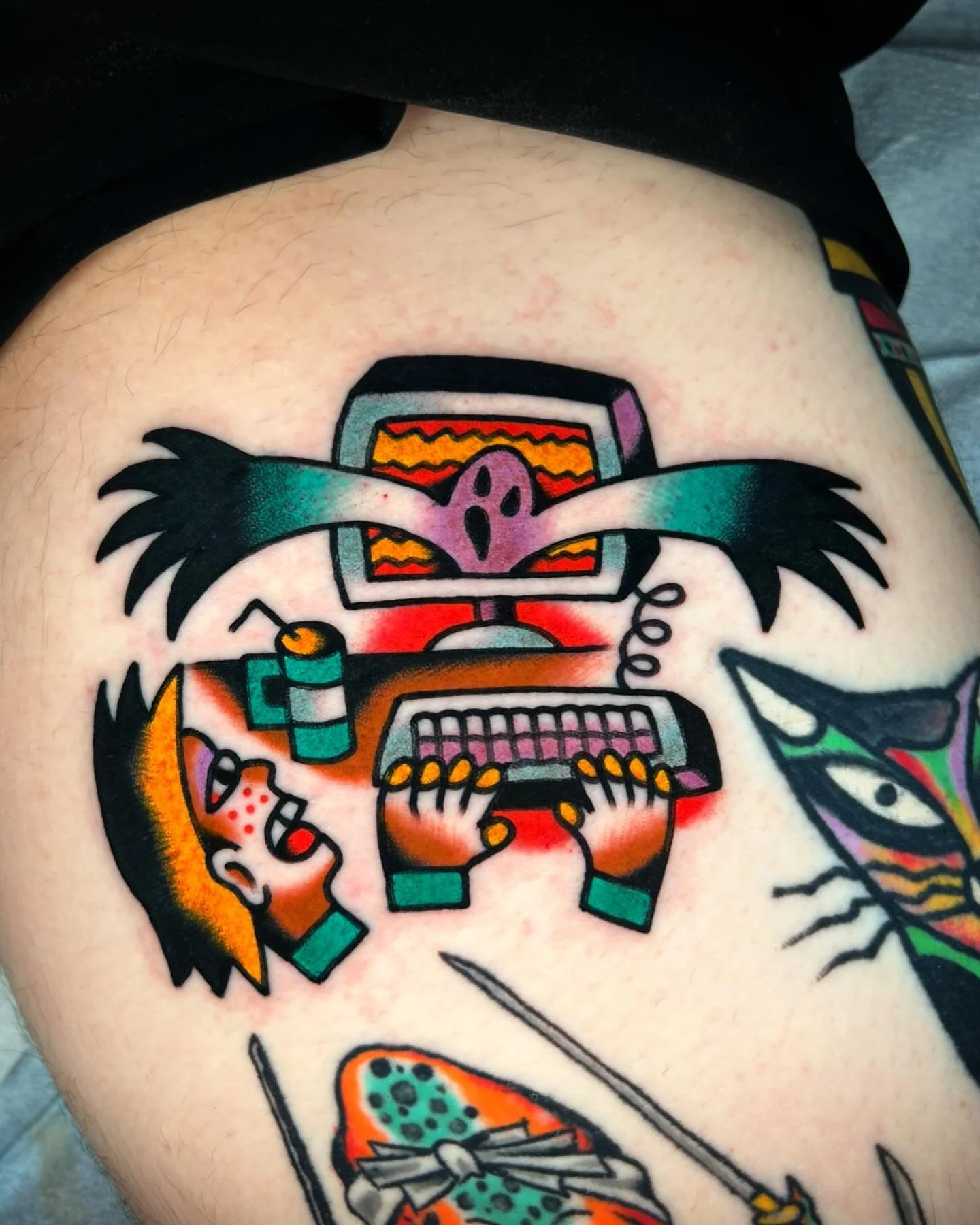 DAY THREE @foundation_tattoo thank you everybody who got tattooed!!! @sweetandsourtattoo @amigosmfg @kingpintattoosupply #kingpintattoosupply