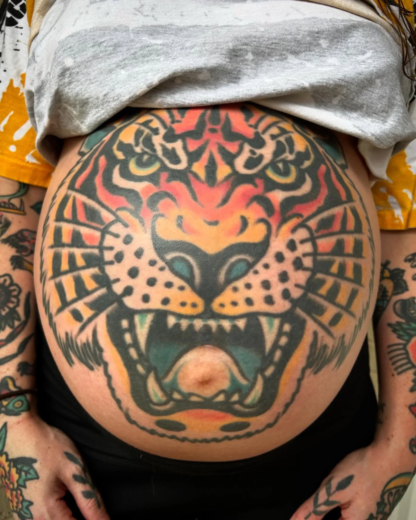 I&rsquo;ll be out of the shop the next four weeks waiting for this little guy to join the family!! The rest of the shop will be holding it down in the meantime with plenty of availability! @suarezism @ericcarranzatattoo @kylesitarz @beaujo_jojo @lfel