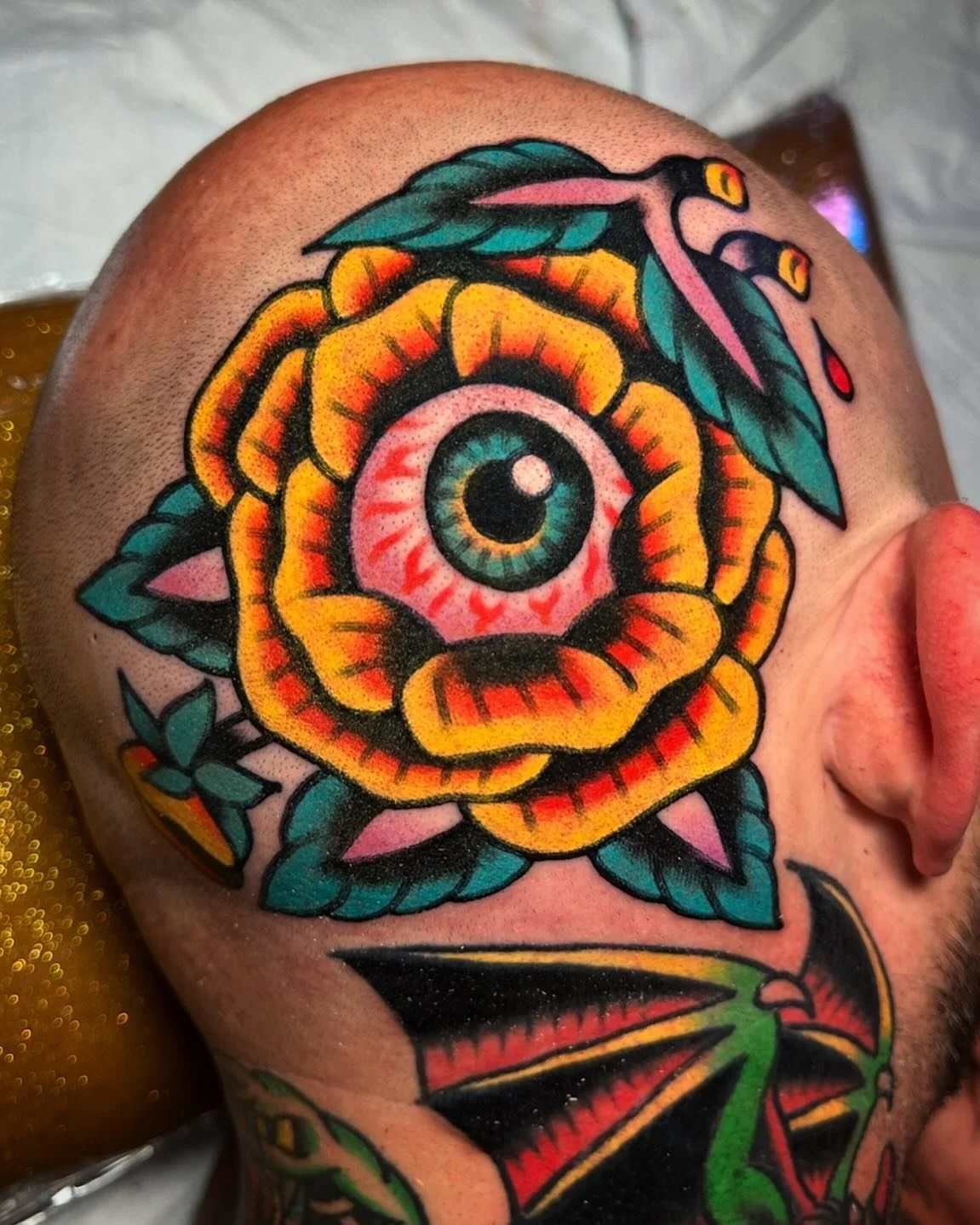 Thank you always Sage!! 👁️ @sweetandsourtattoo @amigosmfg @kingpintattoosupply #kingpintattoosupply