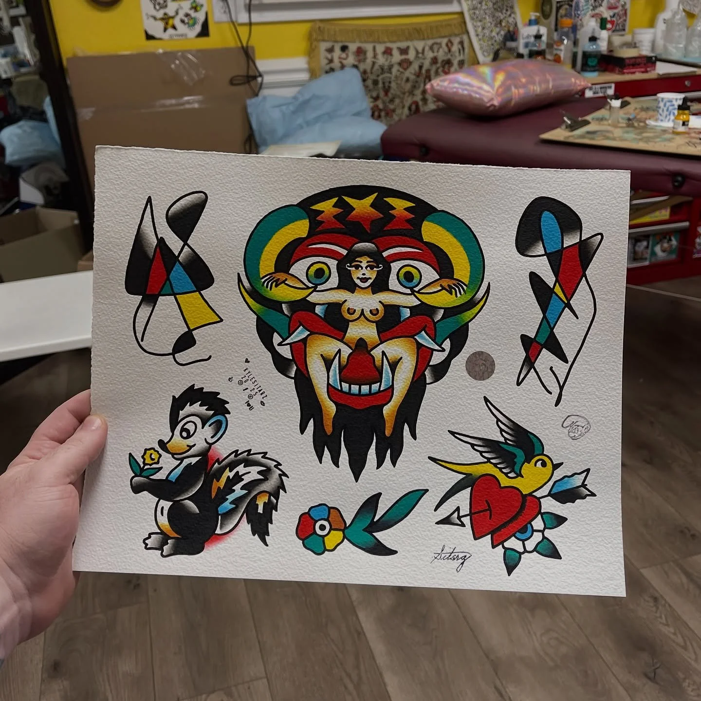 Double Yous in the chat! Also maybe I&rsquo;m just crazy 
@sweetandsourtattoo