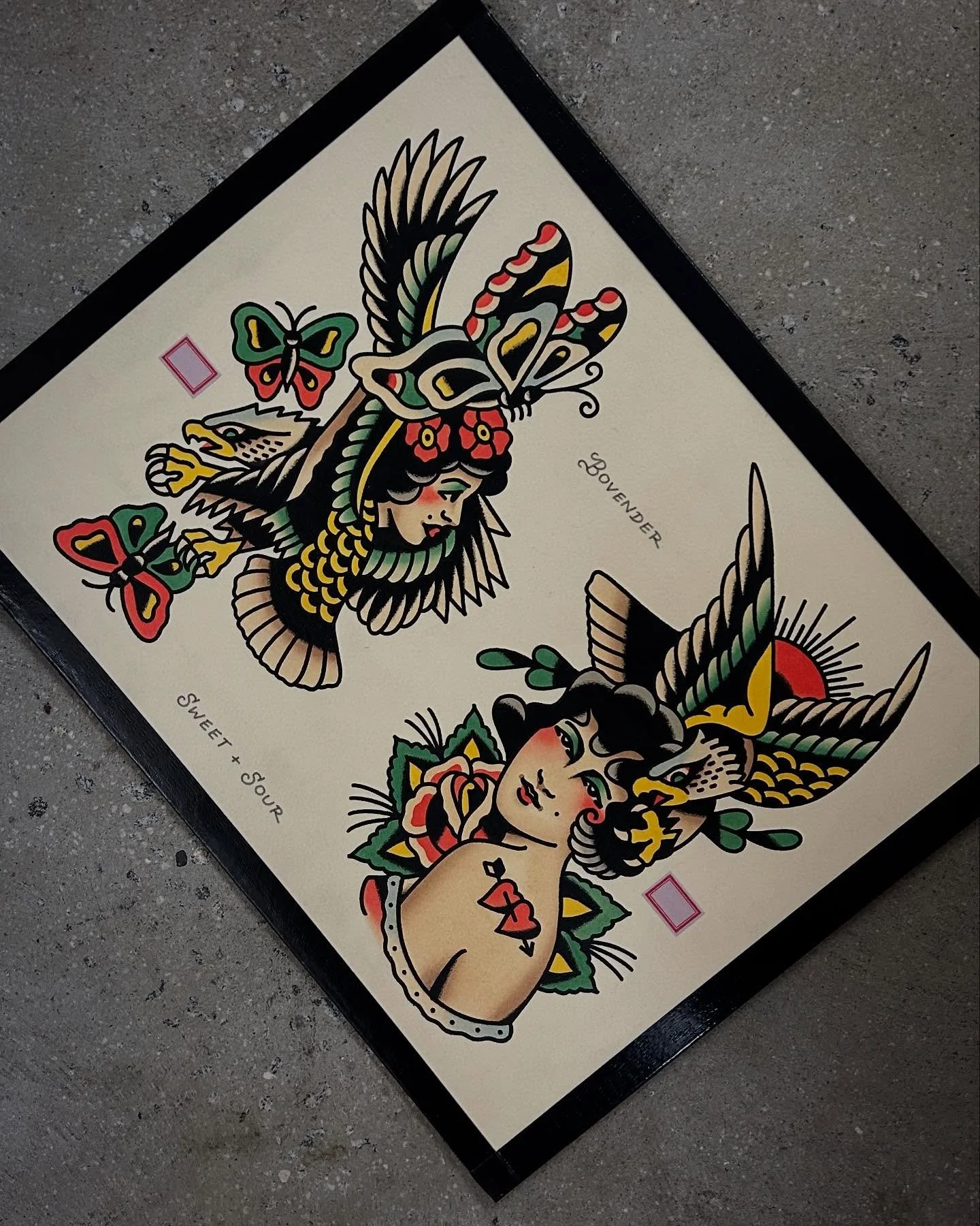 11&rdquo;x14&rdquo; nib and tattoo pigment painting, I&rsquo;d be stoked to tattoo these on YOU!!! Use the &ldquo;Book Now&rdquo; button in my bio to schedule yours! I&rsquo;m booking for January-March 2026 right now, and will begin booking April-Jun