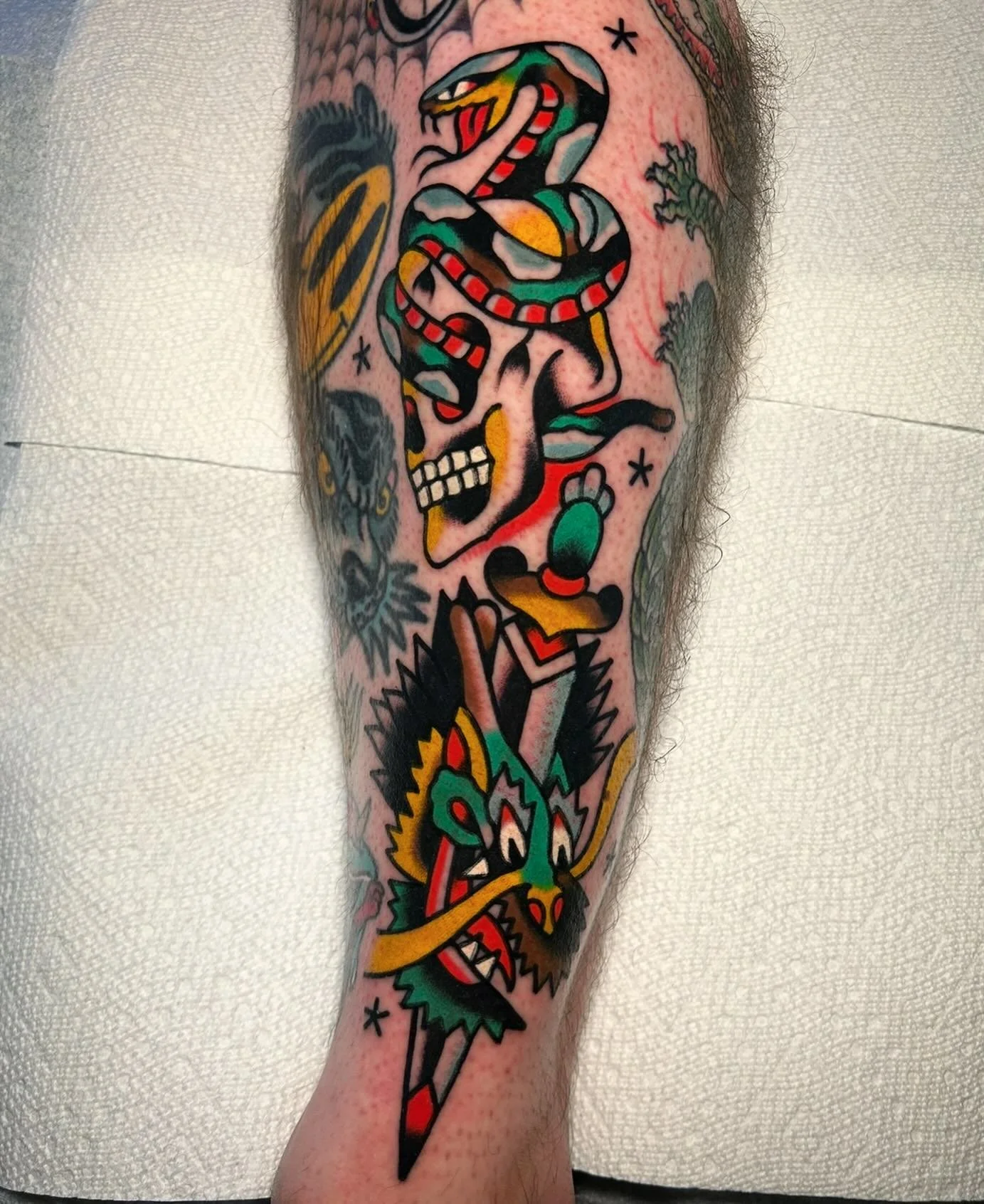 Fresh squeezed 💅💅💅 Thank you Logan for getting tattooed!!! @sweetandsourtattoo @amigosmfg @kingpintattoosupply #kingpintattoosupply