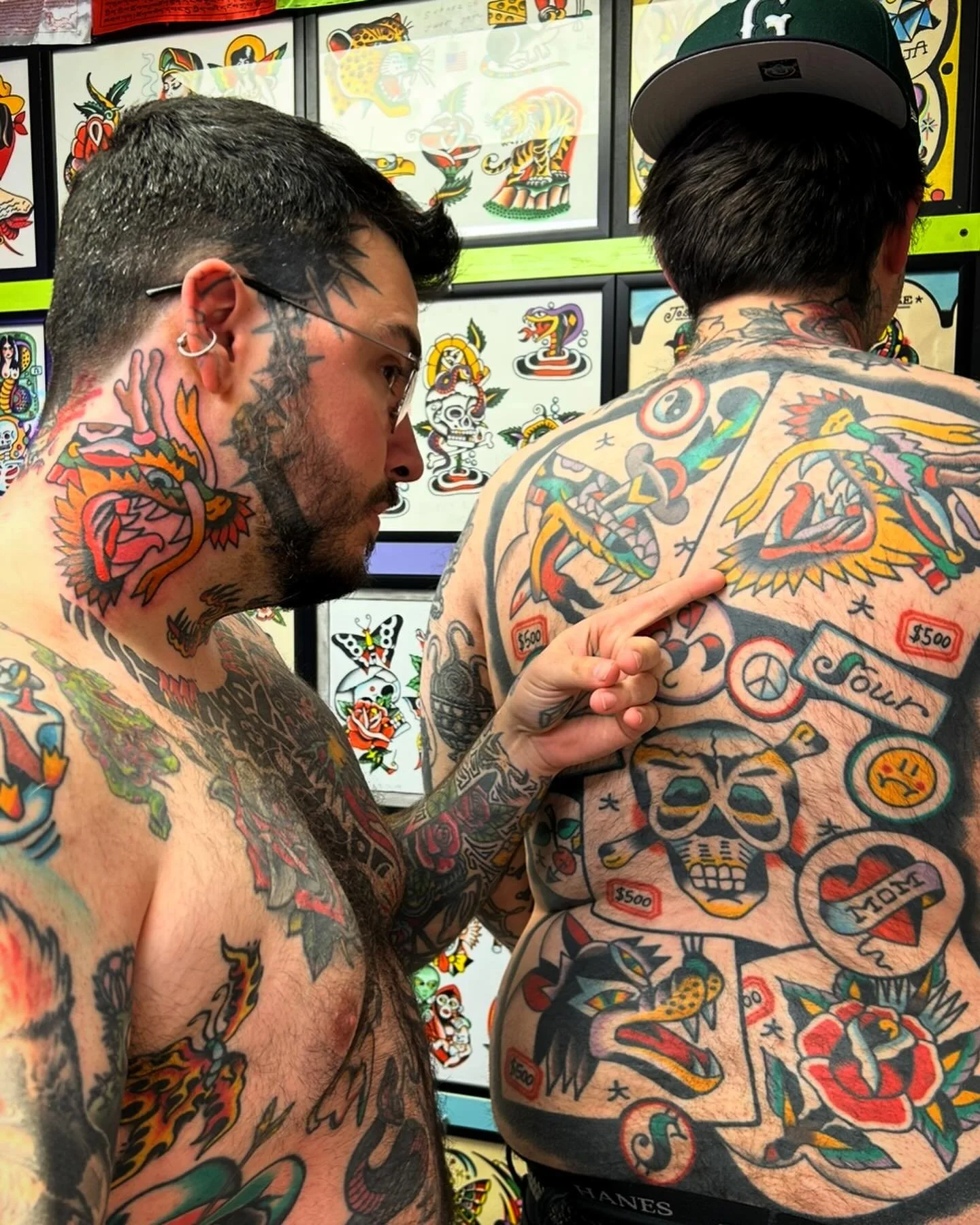 Picked from our seasonal menu for my BFFL @tat2vandal Come by @sweetandsourtattoo 7 days a week to see our daily offerings and pick your new favorite tattoo!! Tattooed with only the best @amigosmfg coil machines and @kingpintattoosupply needles and S