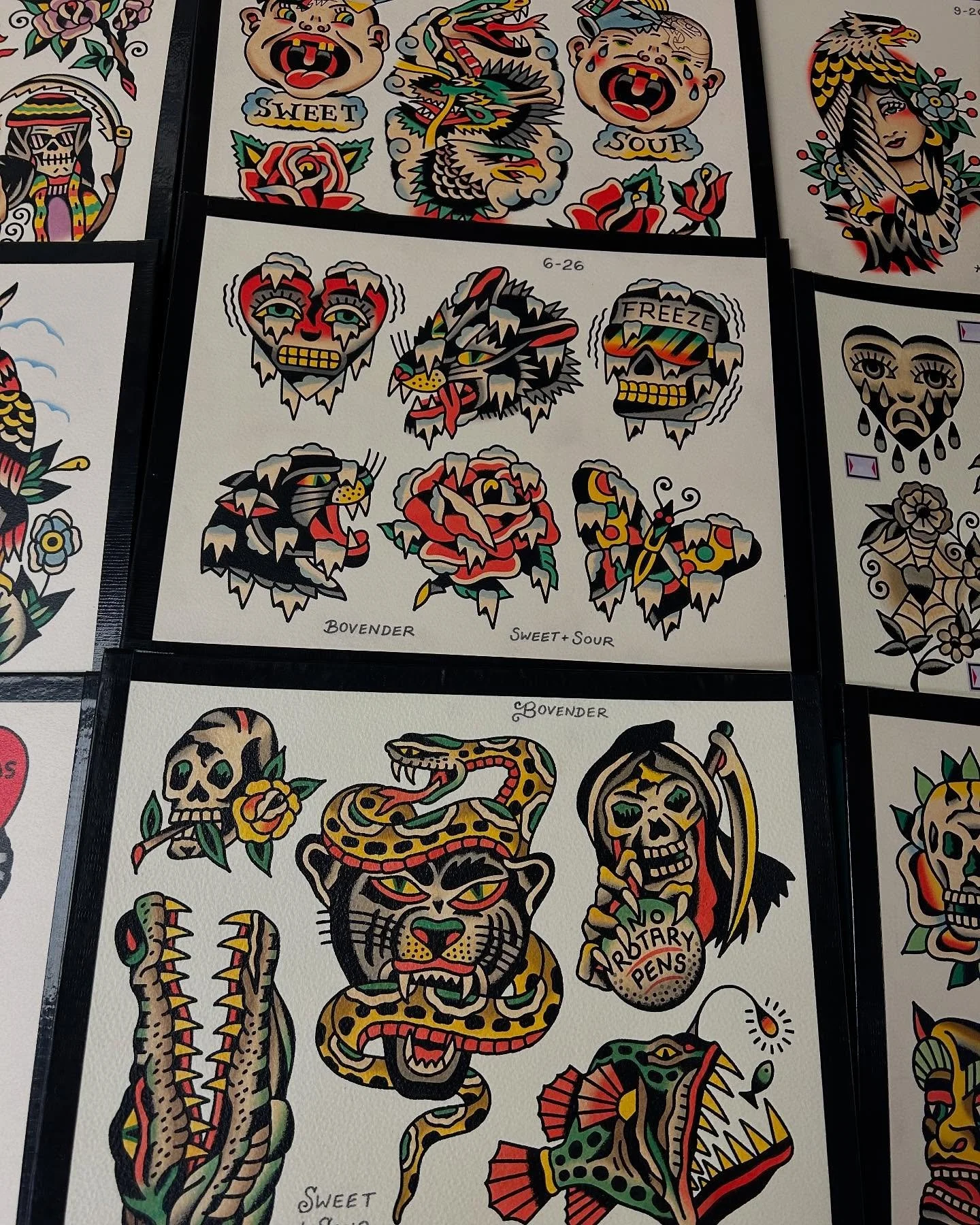 I AM NOW BOOKING APRIL-JUNE!! Use the &lsquo;BOOK NOW&rsquo; button in my bio to schedule with me! If you have any questions, I can be reached via DM, email, or call the shop! Here&rsquo;s a bunch of new paintings I would love to tattoo off of, but y