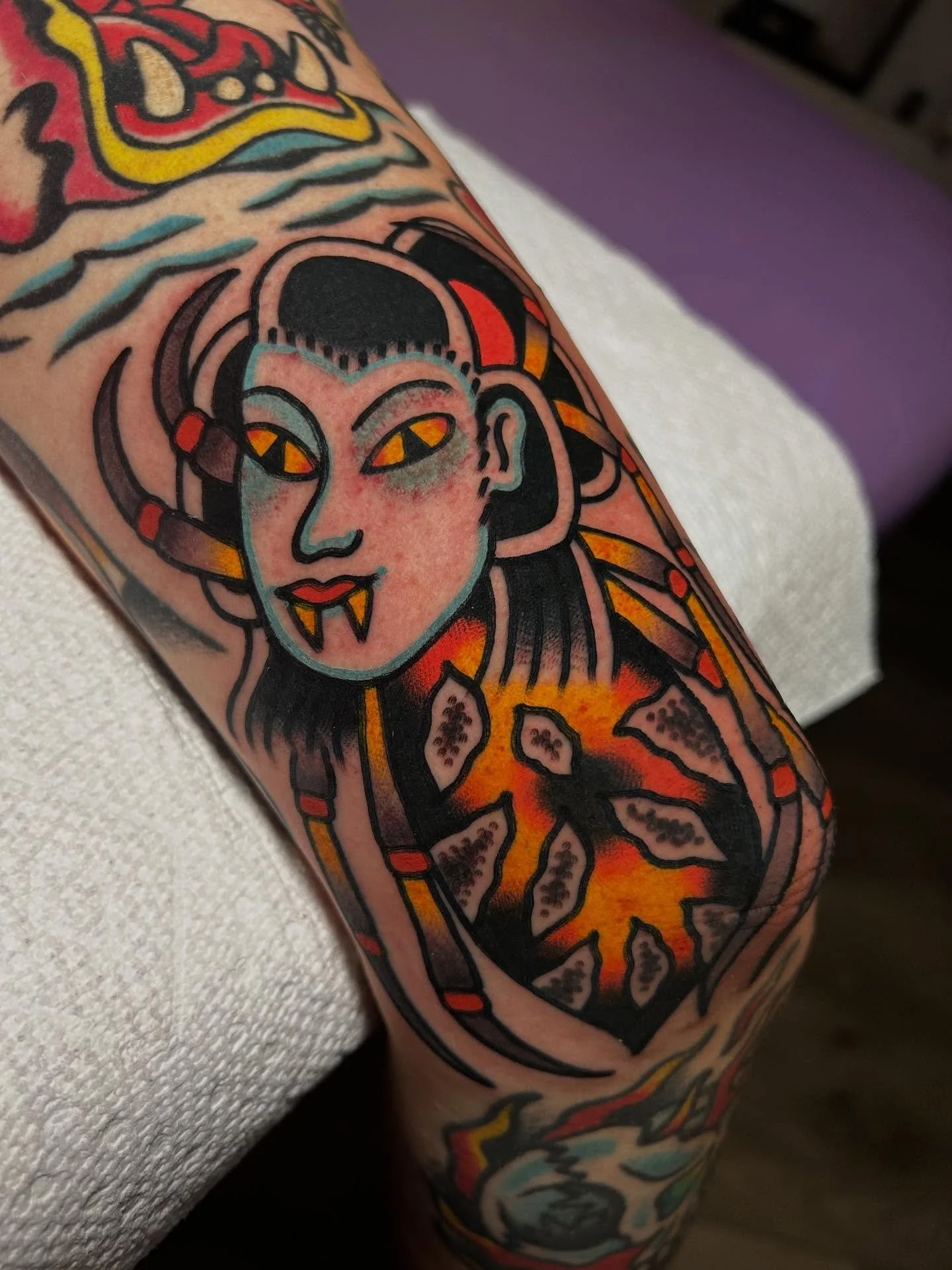 Here&rsquo;s a whole lotta fresh and healed tattoos from recently!! Sincerely, thank you everybody who chooses @sweetandsourtattoo for your temple adornment. We show up, show out, and put 110% into everything we do and I hope it shows. WE LOVE YOU!! 