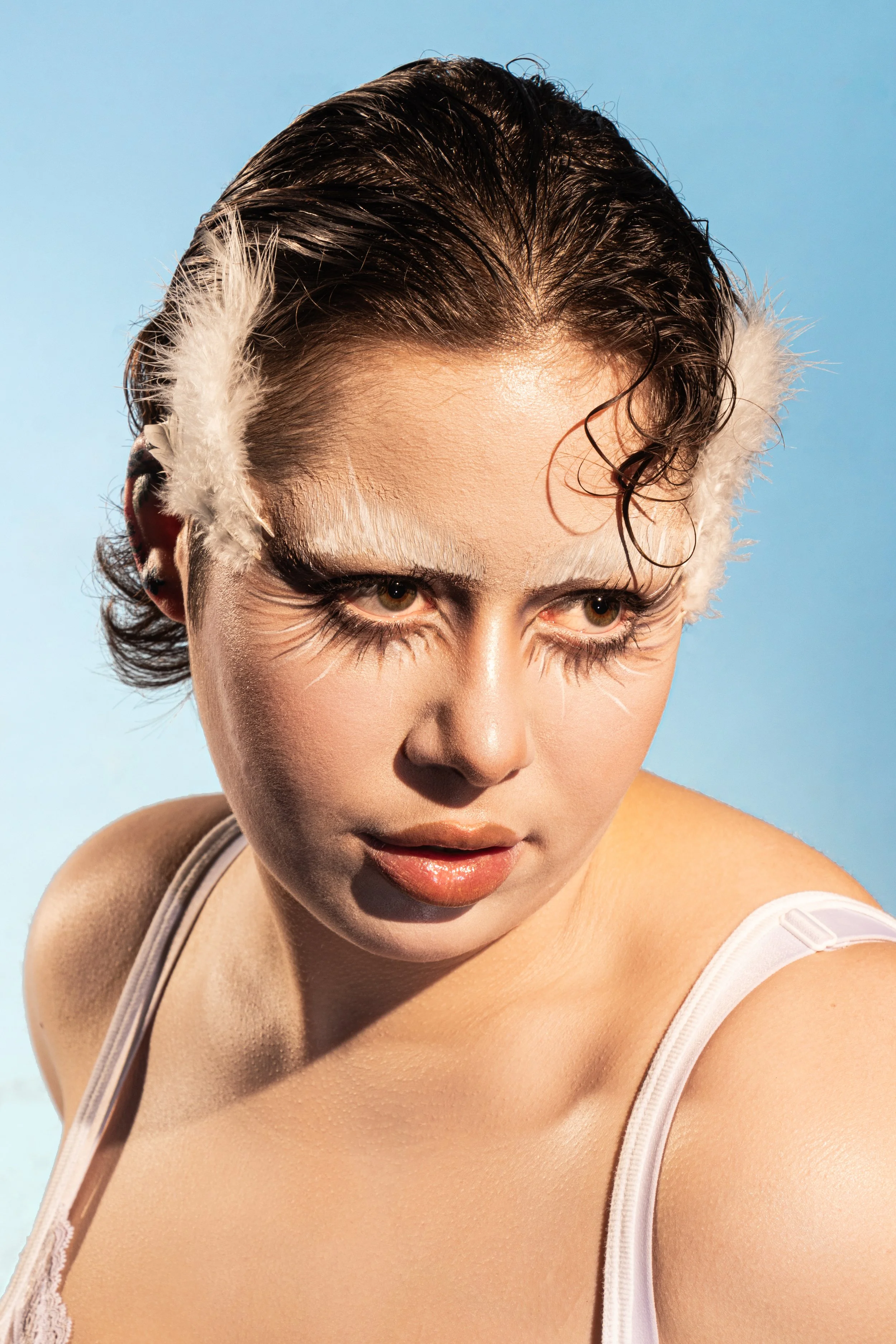 Portrait maquillage cosmétique studio