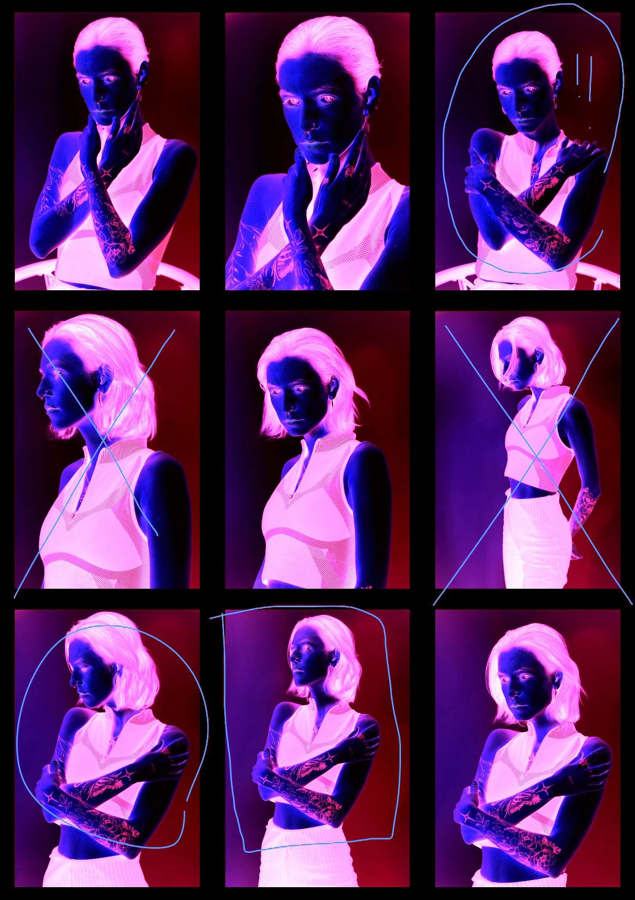 Portrait artistique studio