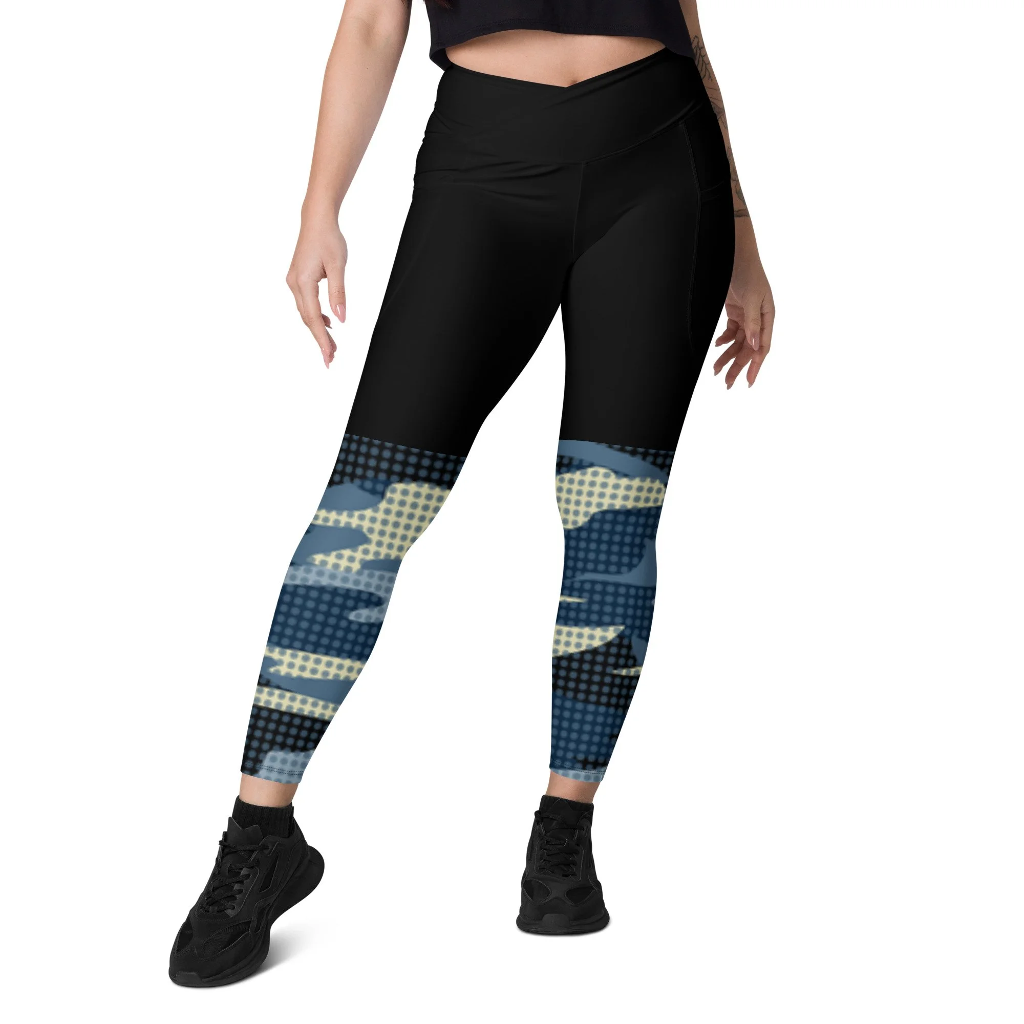 SW Women's Blue Camo Leggings