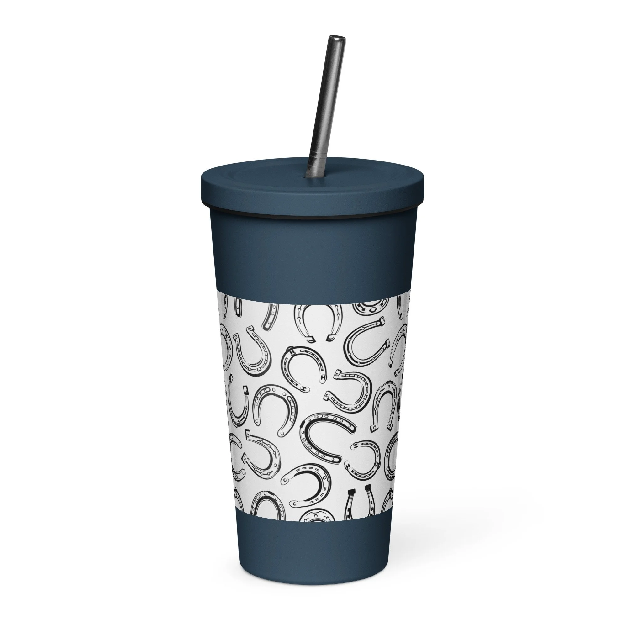 SW Lucky Horseshoe Insulated Tumbler w/ Straw