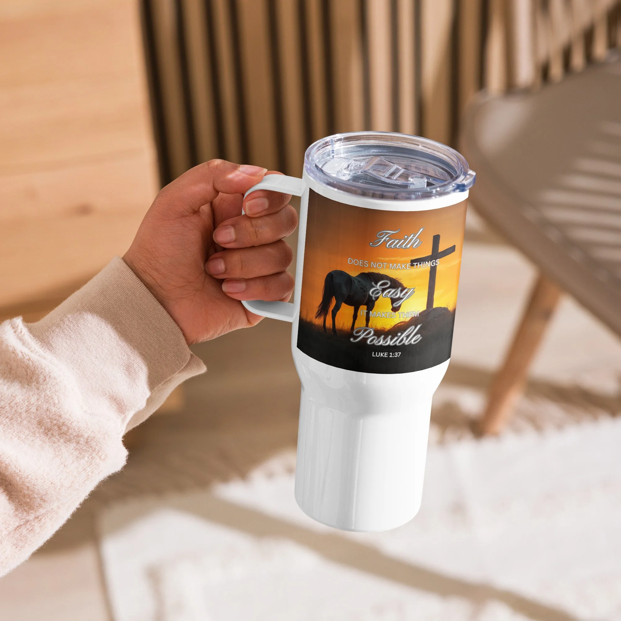 Equestrian Faith Travel Mug
