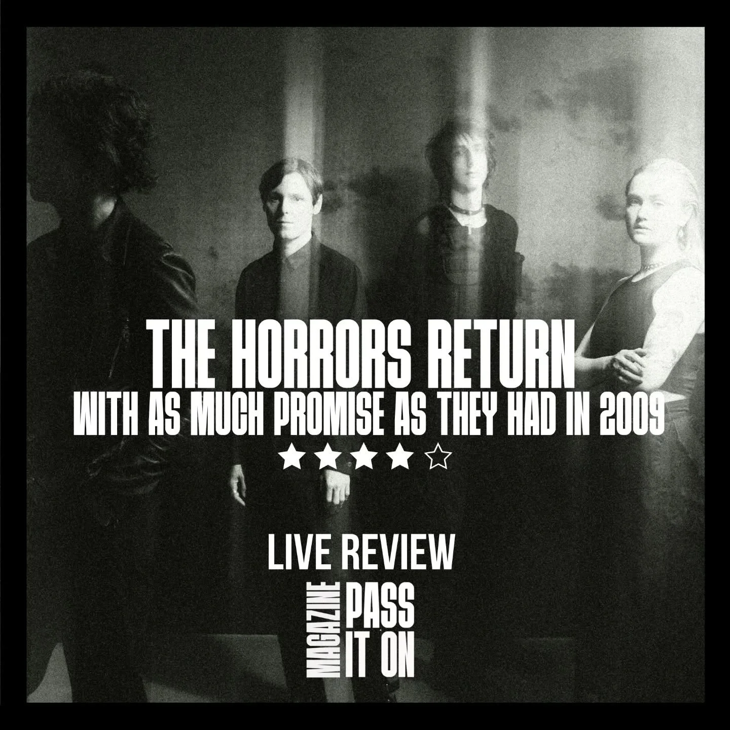 There are few bands that can boast the same level of critical acclaim and sticking power as @thehorrors . THE poster band of early 2000s gothic music, The Horrors&rsquo; influence has been felt across music, fashion and underground subculture for the