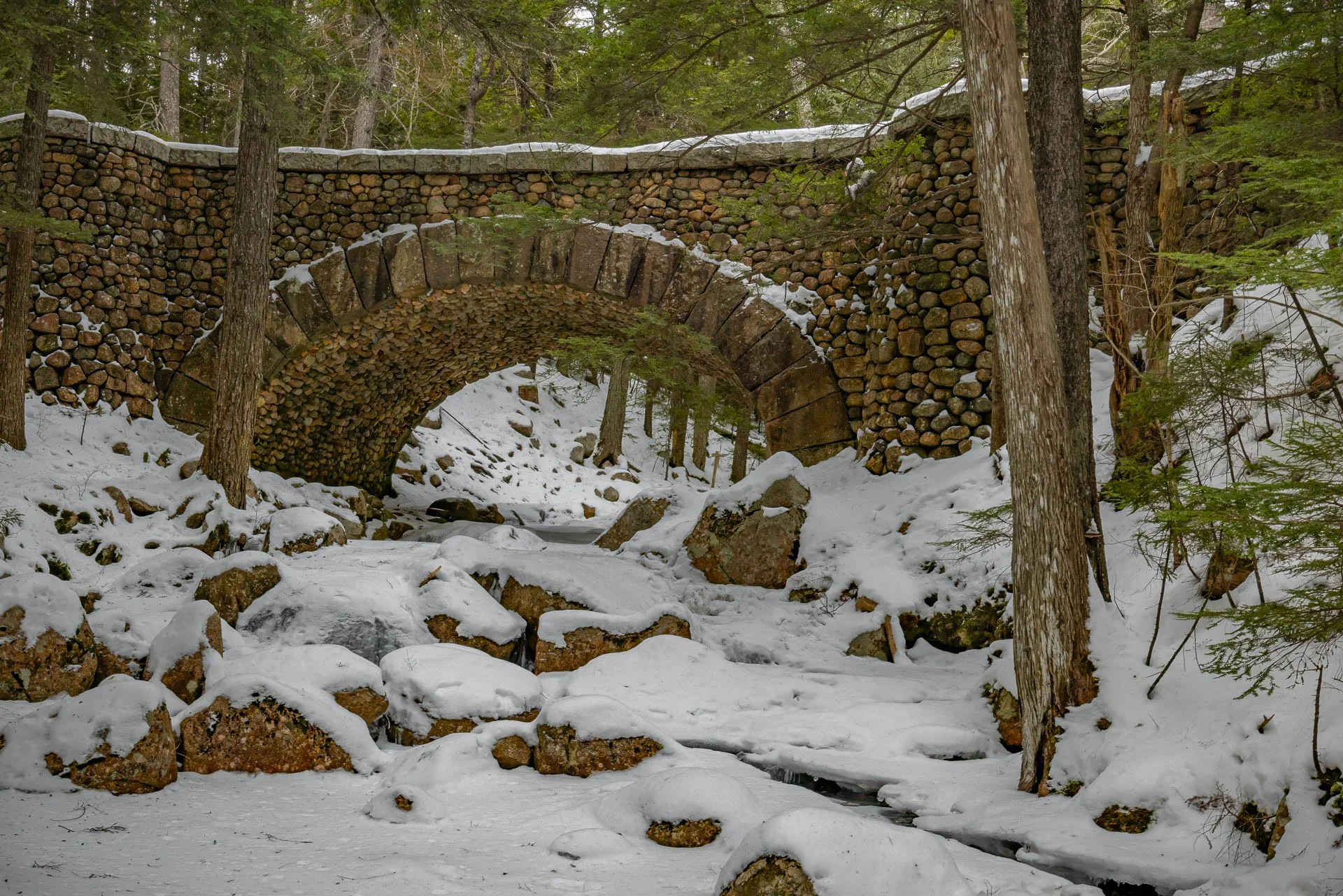 Cobblestone Bridge over Jordan Stream