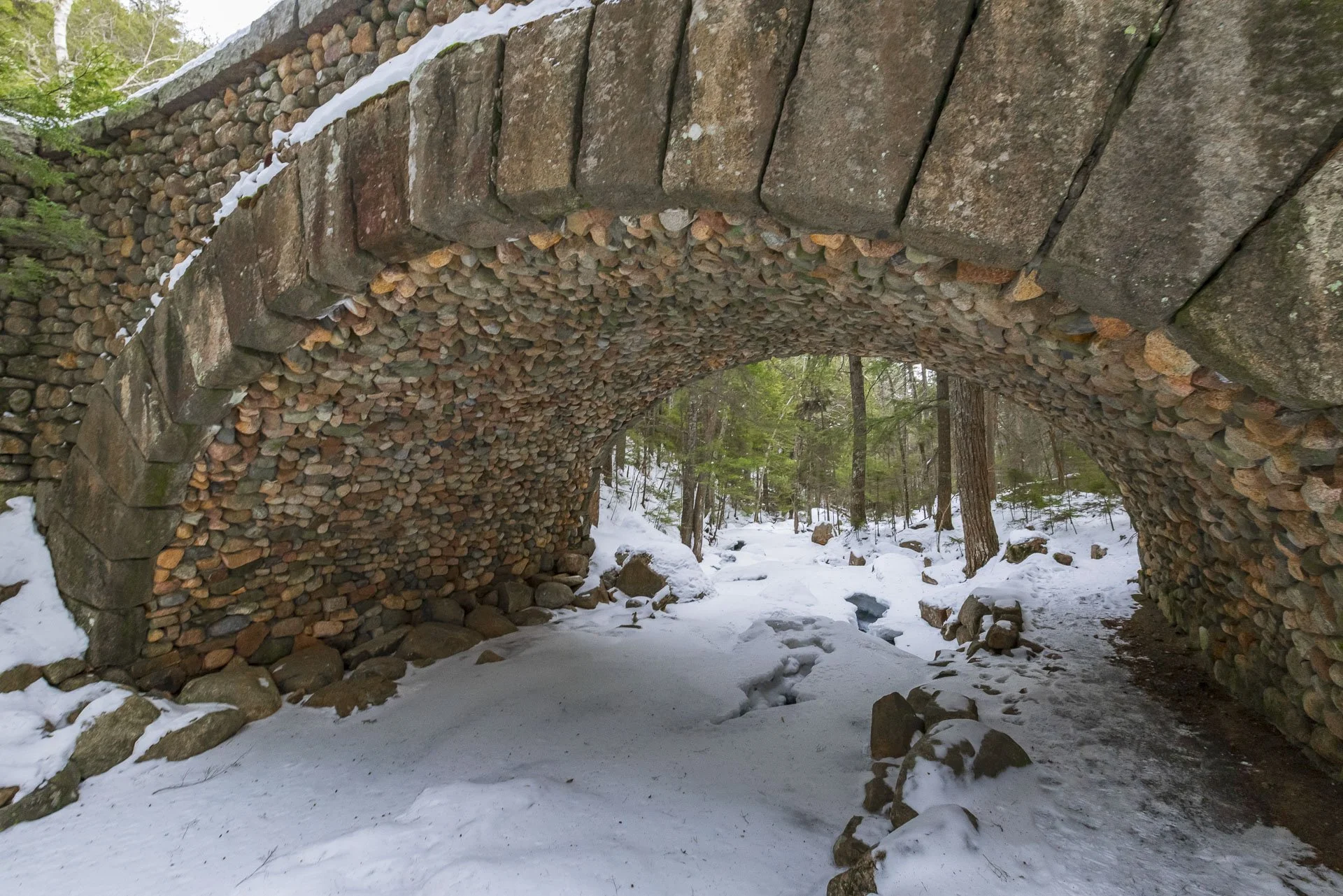 Cobblestone Bridge over Jordan Stream