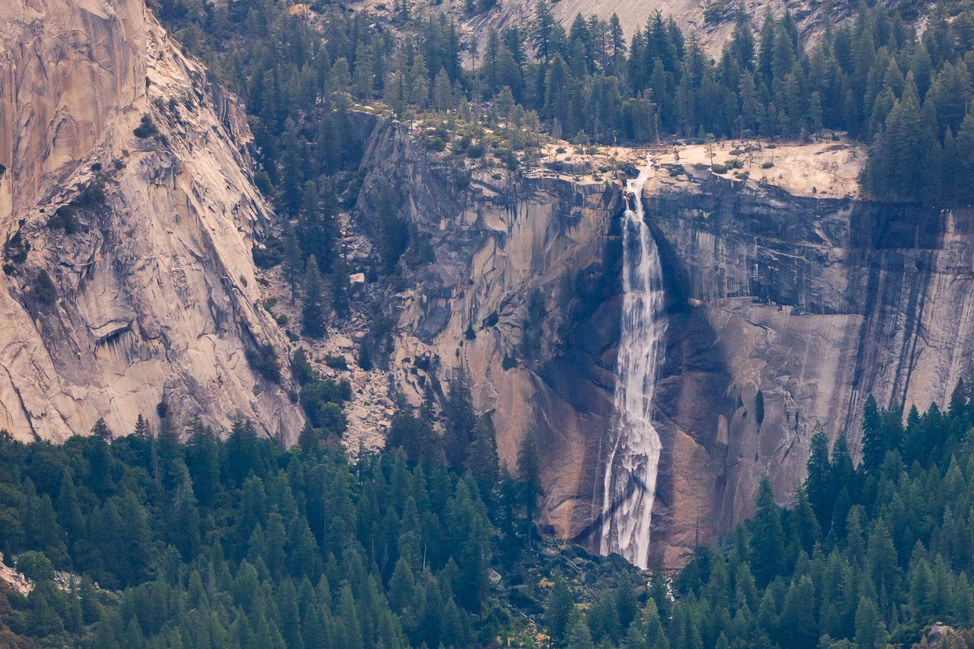 Nevada Falls from Glacier Point.