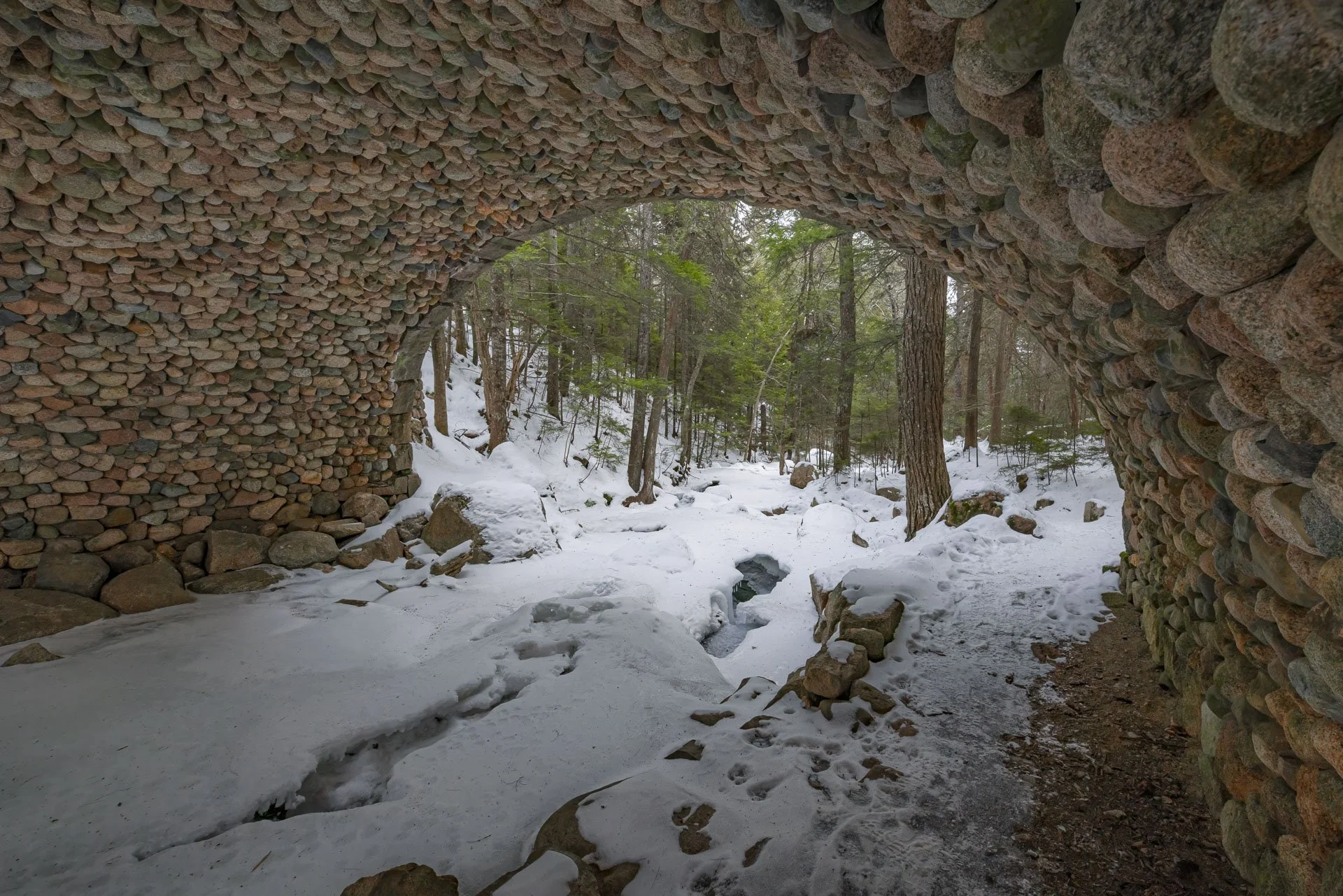 Cobblestone Bridge over Jordan Stream