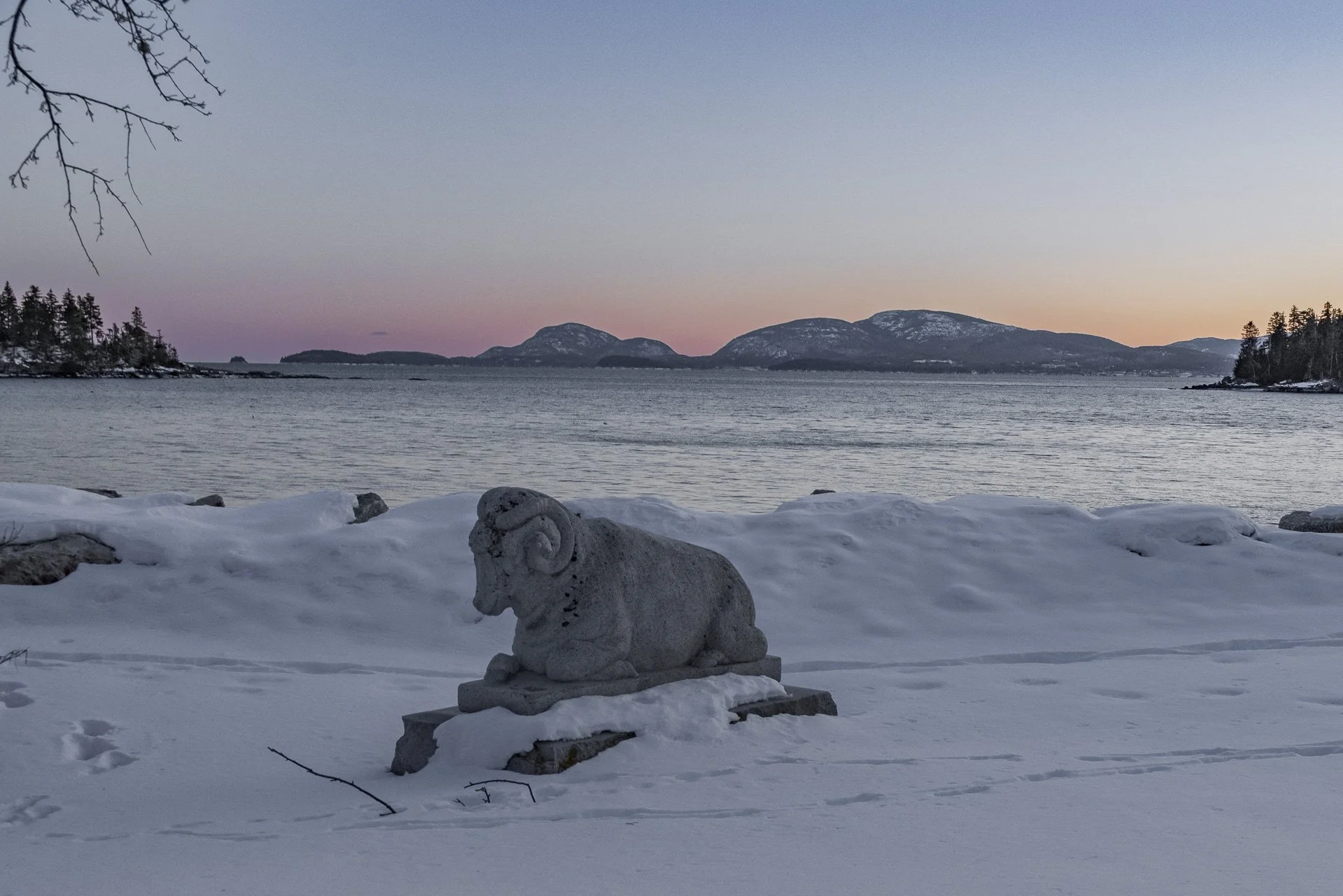 Sunset in Sorrento Harbor