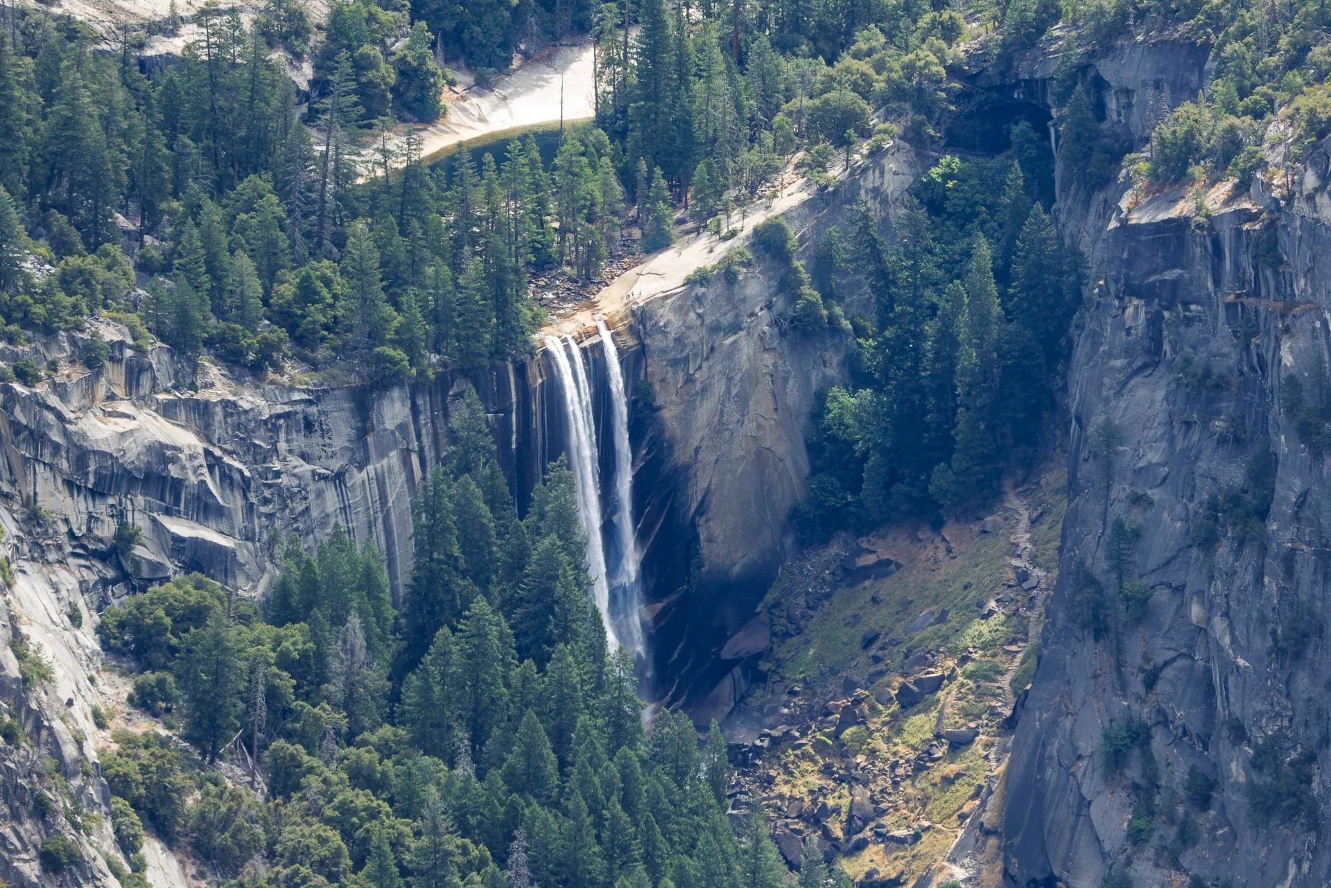 Vernal Falls from Glacier Point