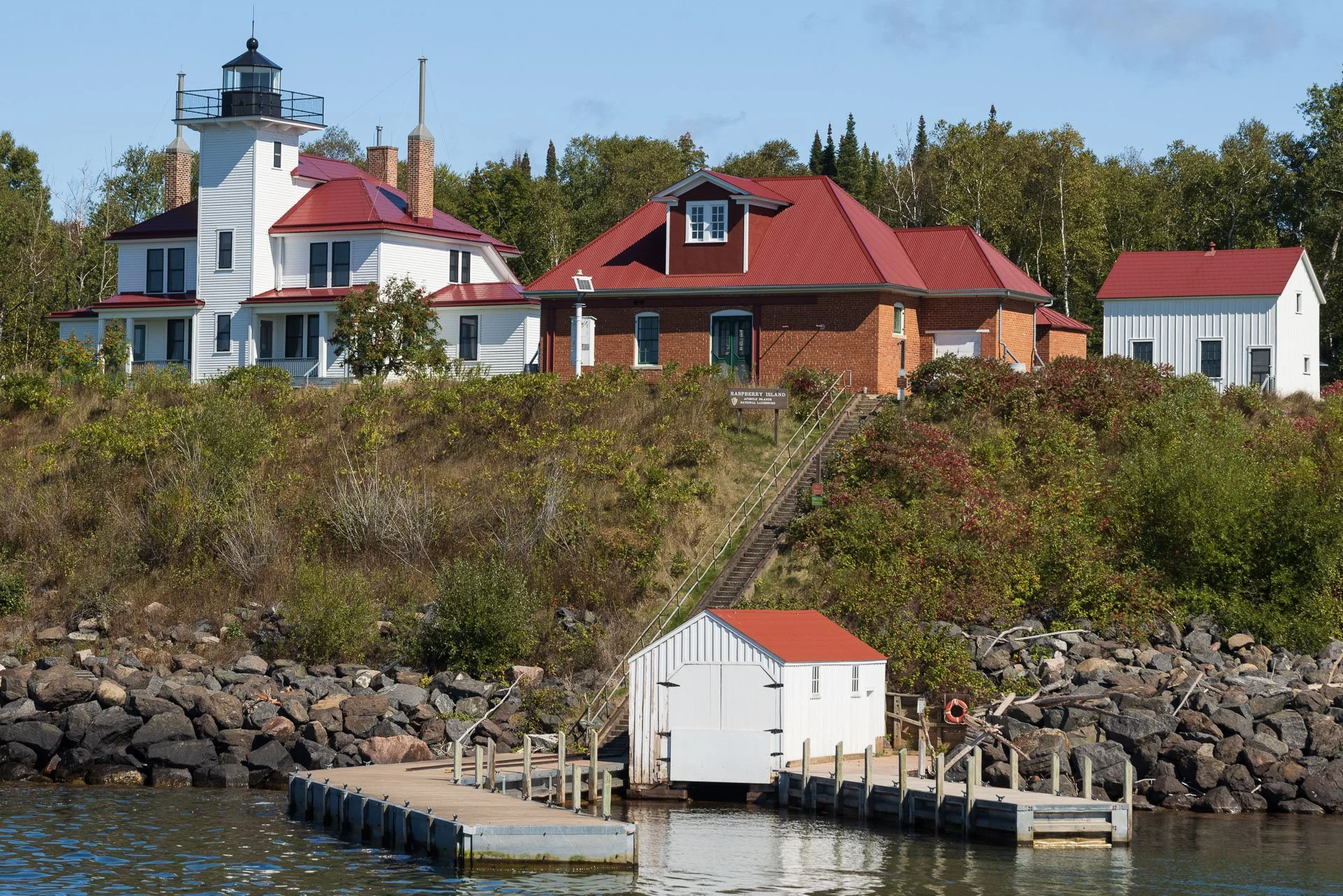 Raspberry Island Lighthouse W/