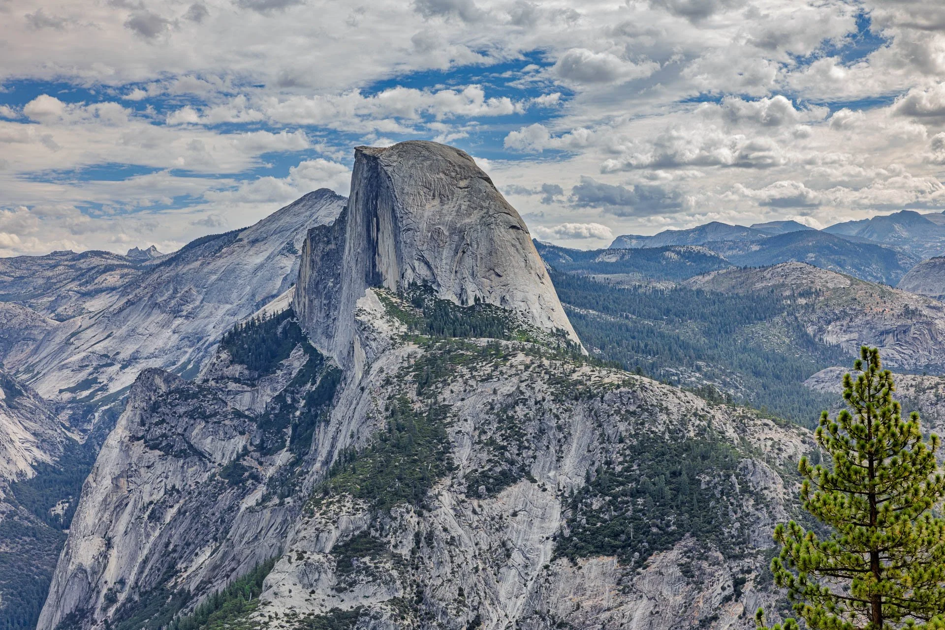 Half Dome from Glacier Point.