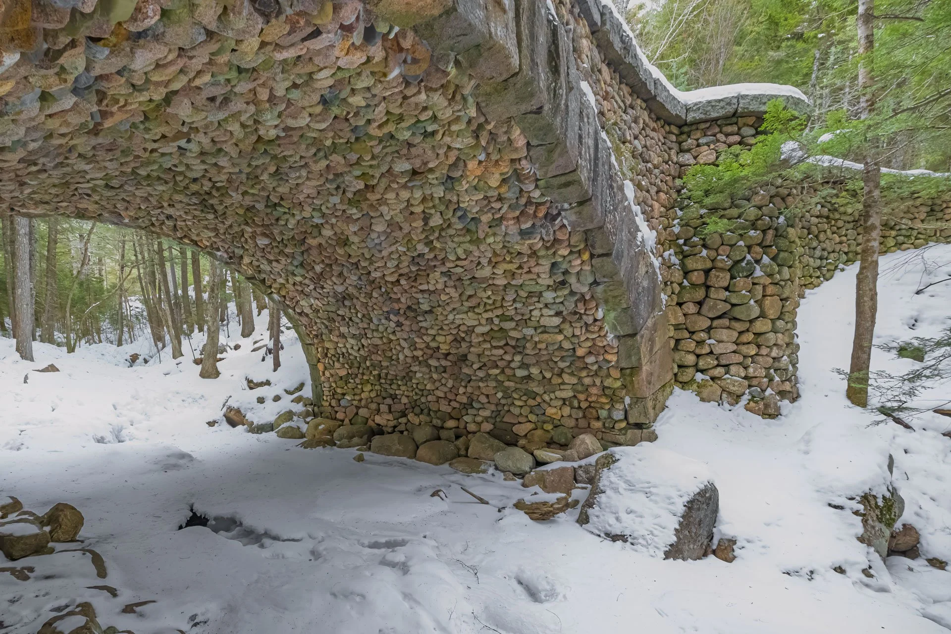 Cobblestone Bridge over Jordan Stream