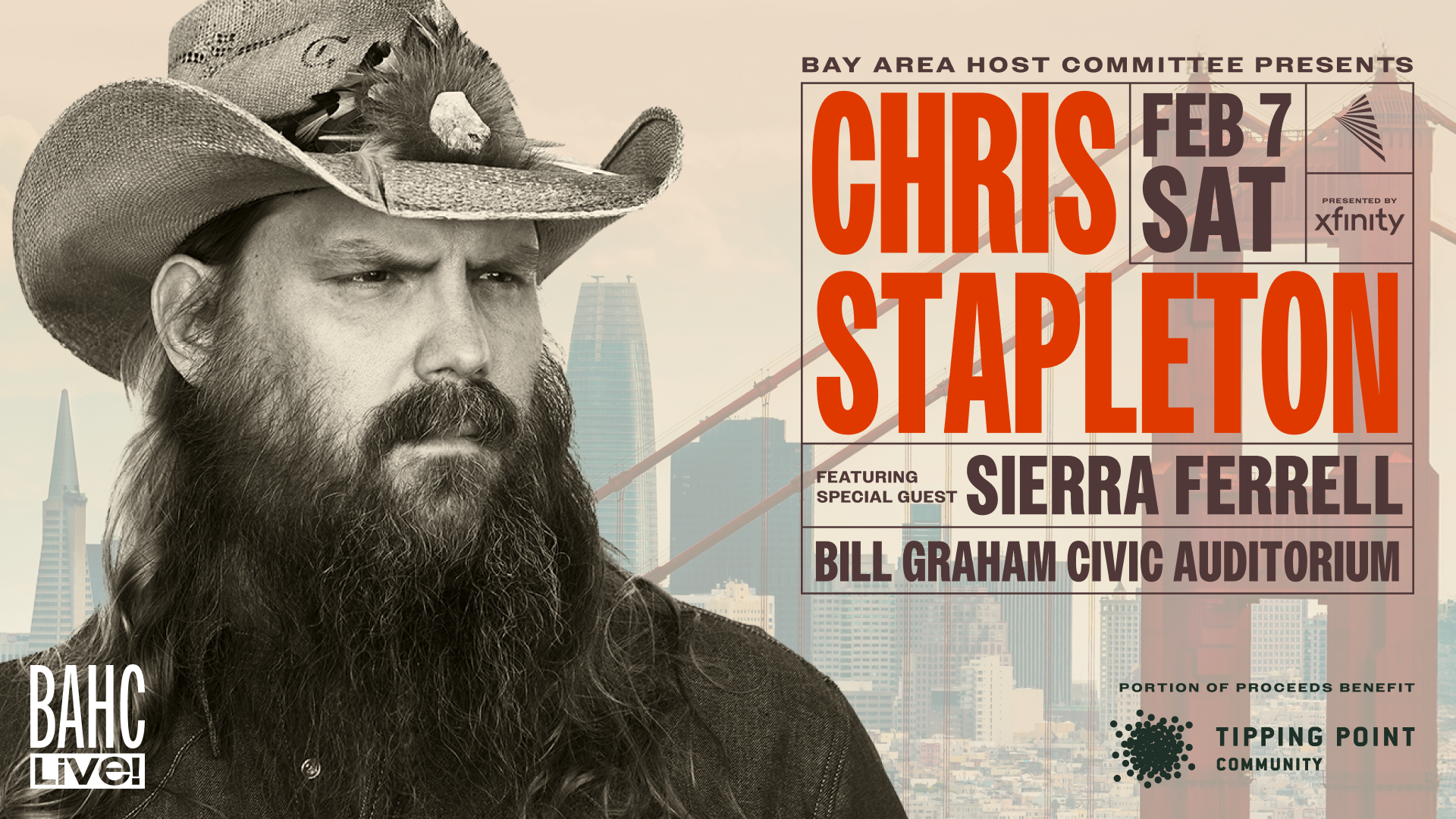 BAHC Live! Concert Series: Chris Stapleton with special guest Sierra Ferrell