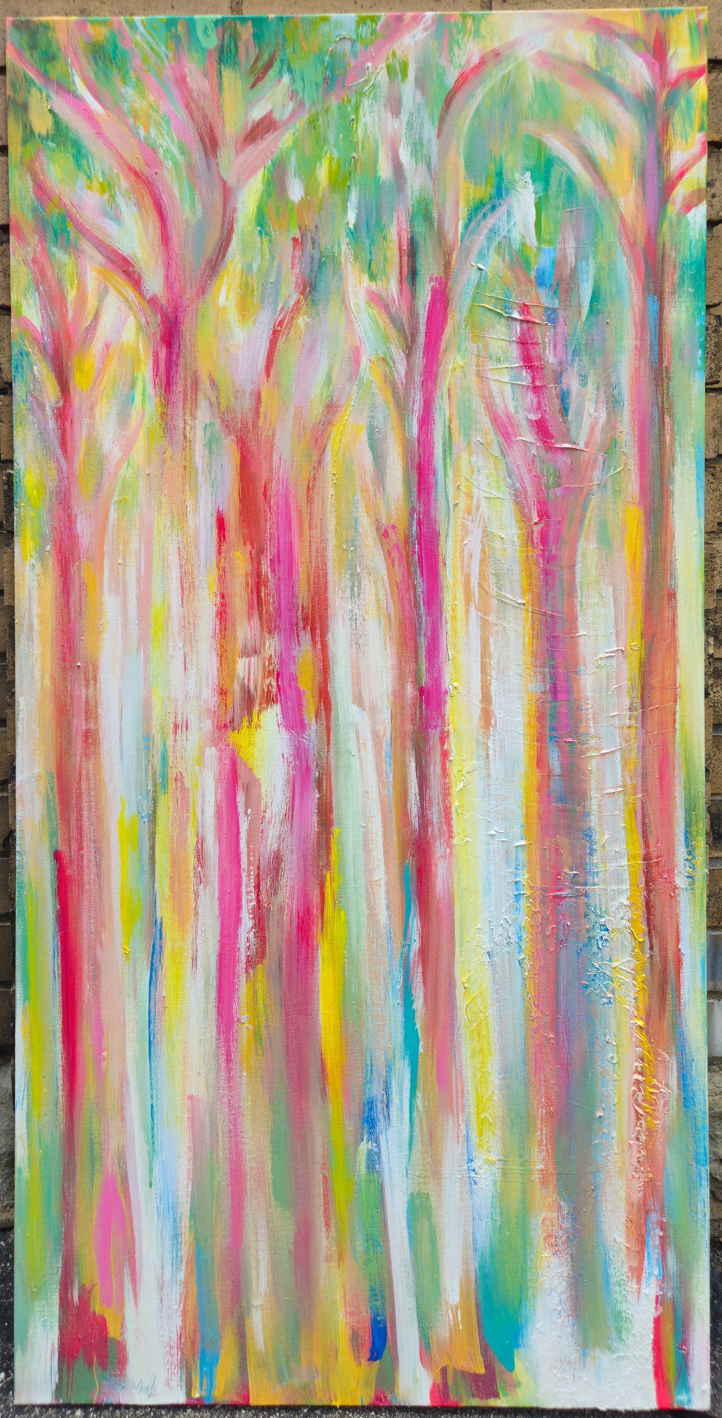 Pink Tree: Five in Daylight