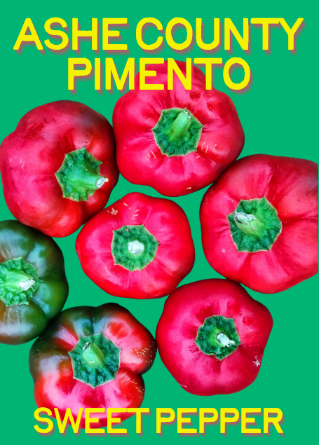 Pepper Seeds, Ashe County Pimento