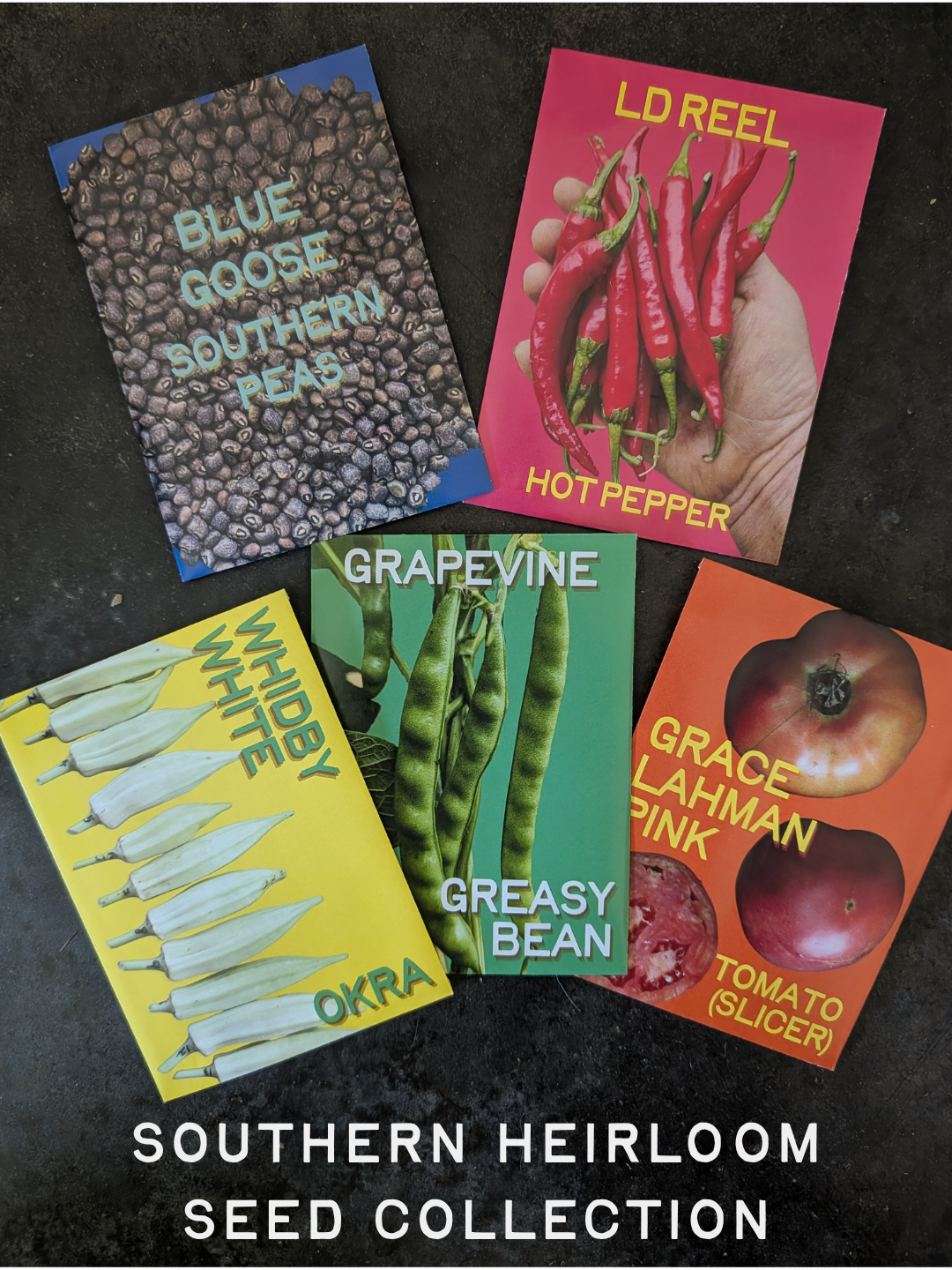 Southern  Heirloom Seed Collection (5 Packets)